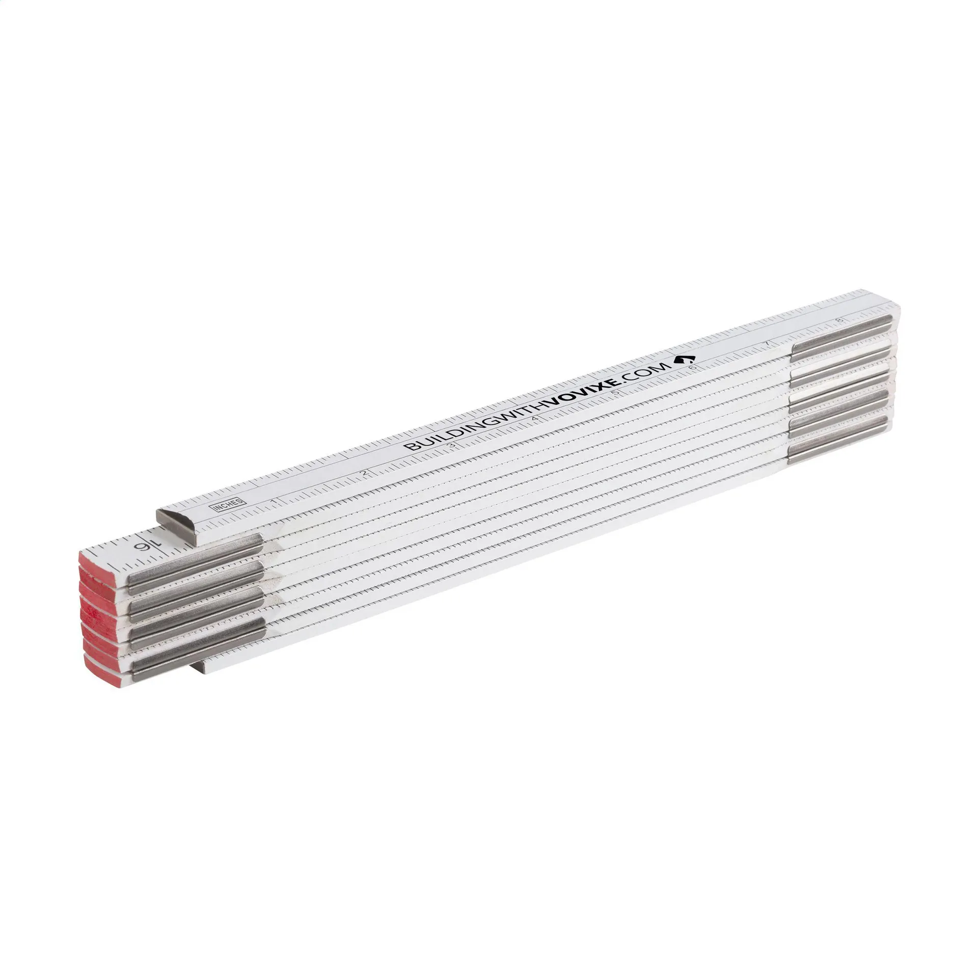 Metric WoodPro duimstok wit