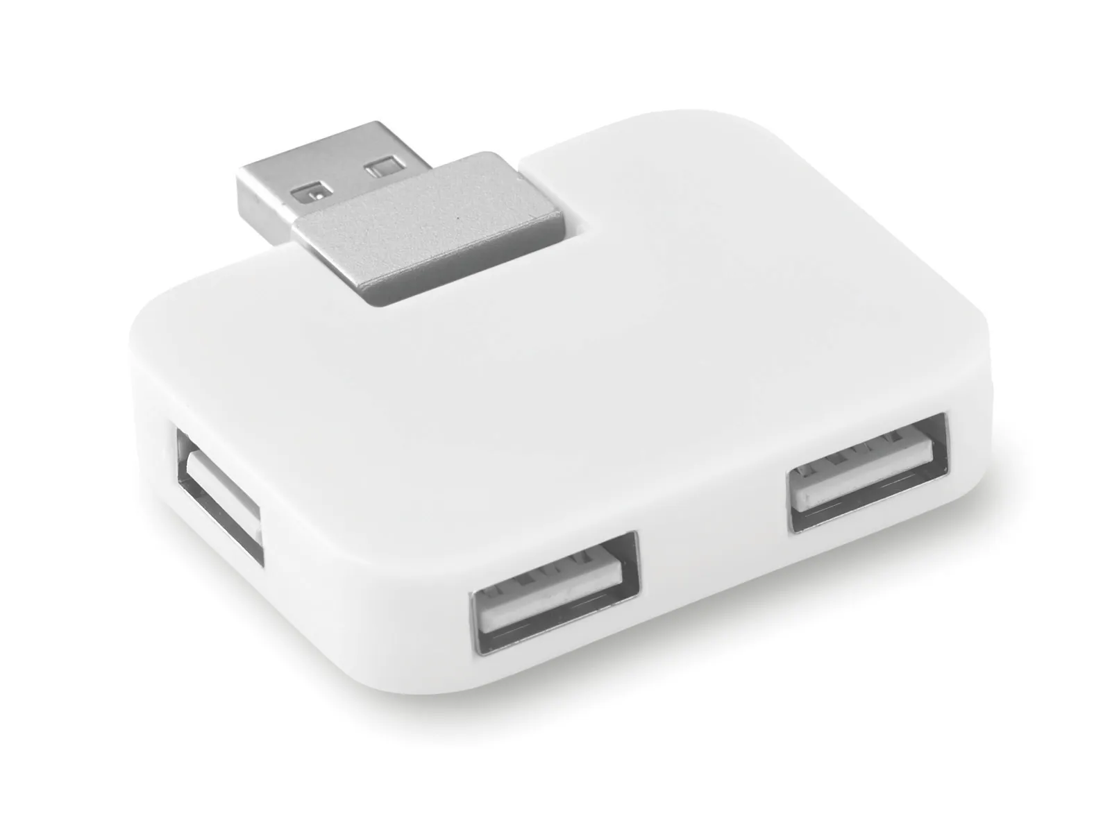 USB hub 4 poorten Wit