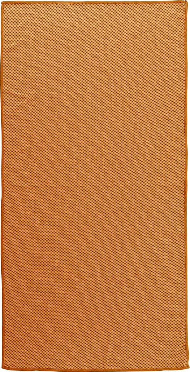 Nylon etui met sporthanddoek oranje