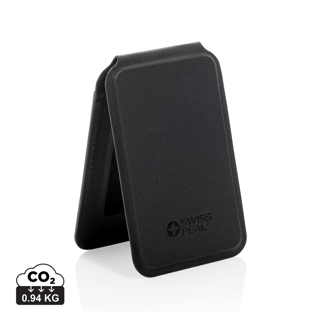 Magstand RCS gerecycled PU magnetische telefoon wallet zwart