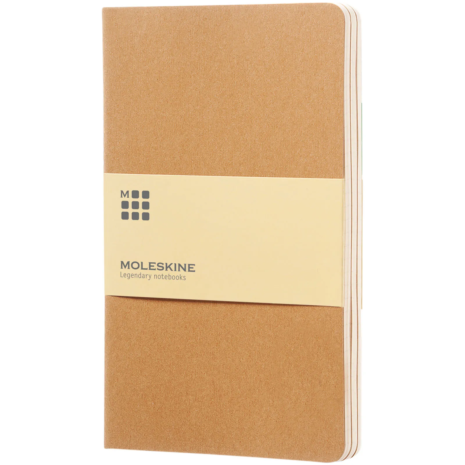 Moleskine Cahier Journal L - gelinieerd Kraftbruin