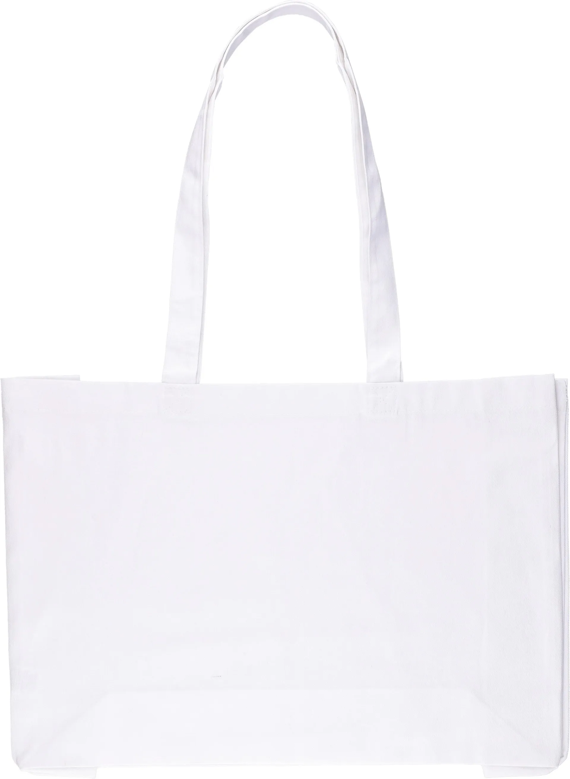 Katoen (220 gsm) boodschappentas Isaac wit