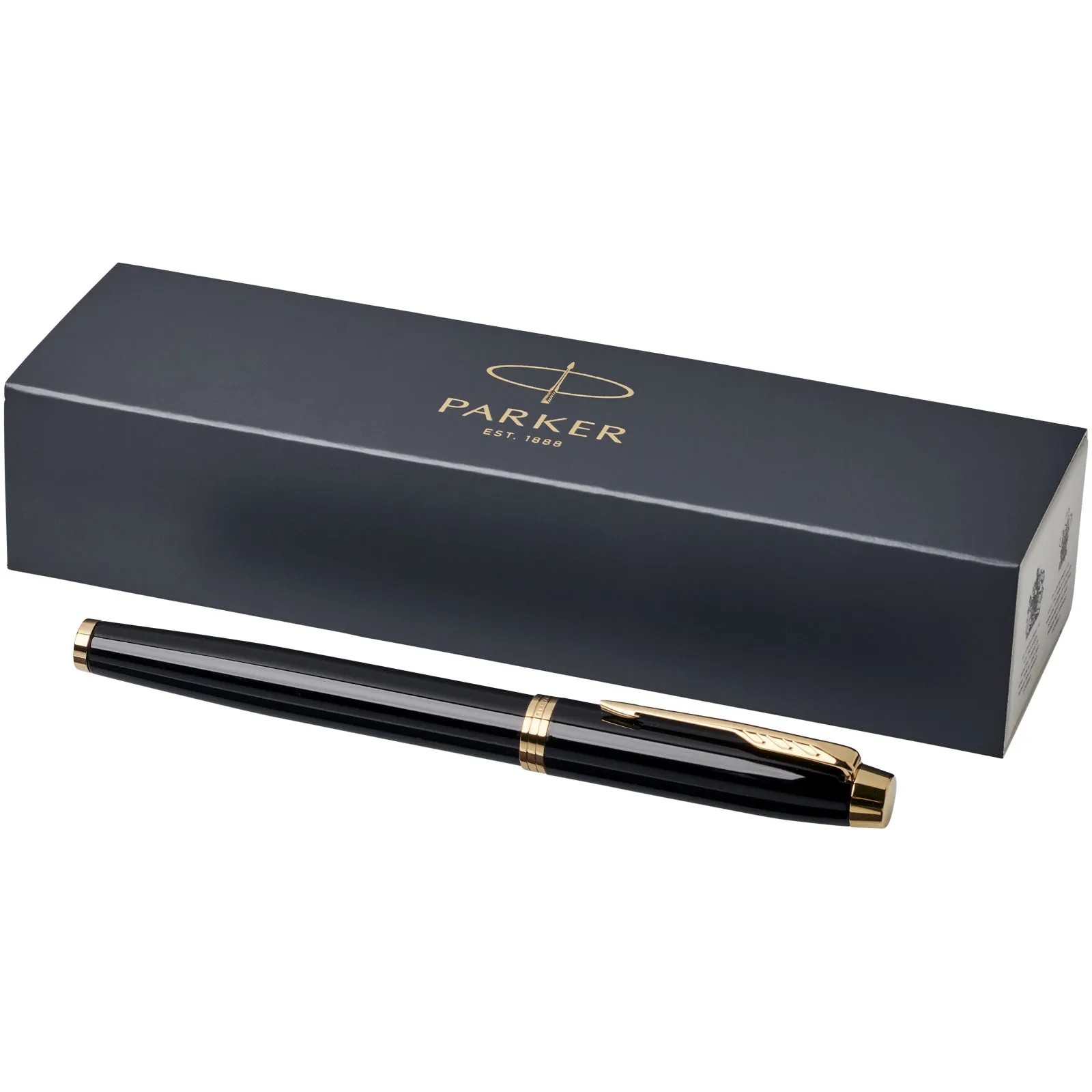 Parker IM vulpen (blauwe inkt) Zwart