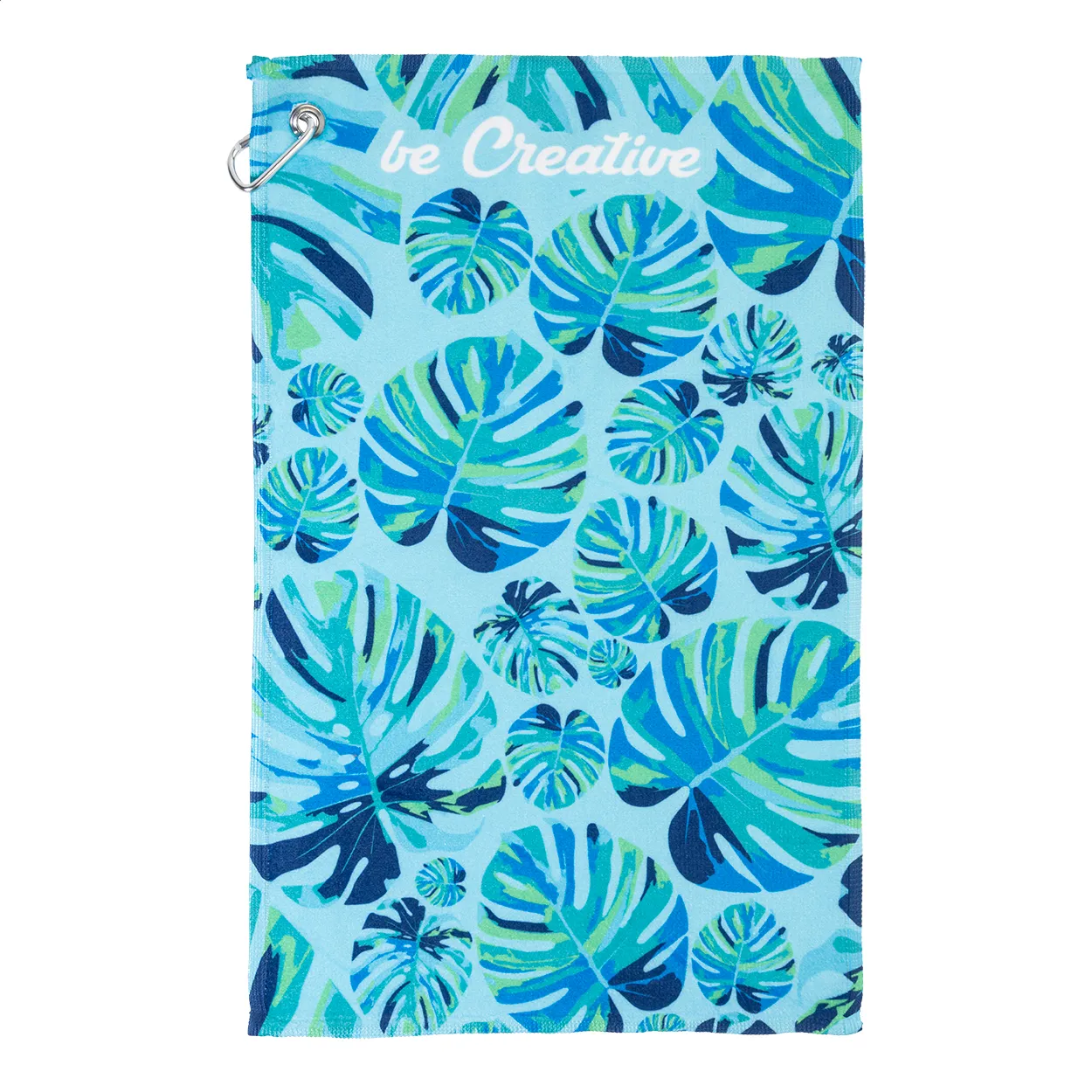 Birdie sublimatie golfhanddoek wit