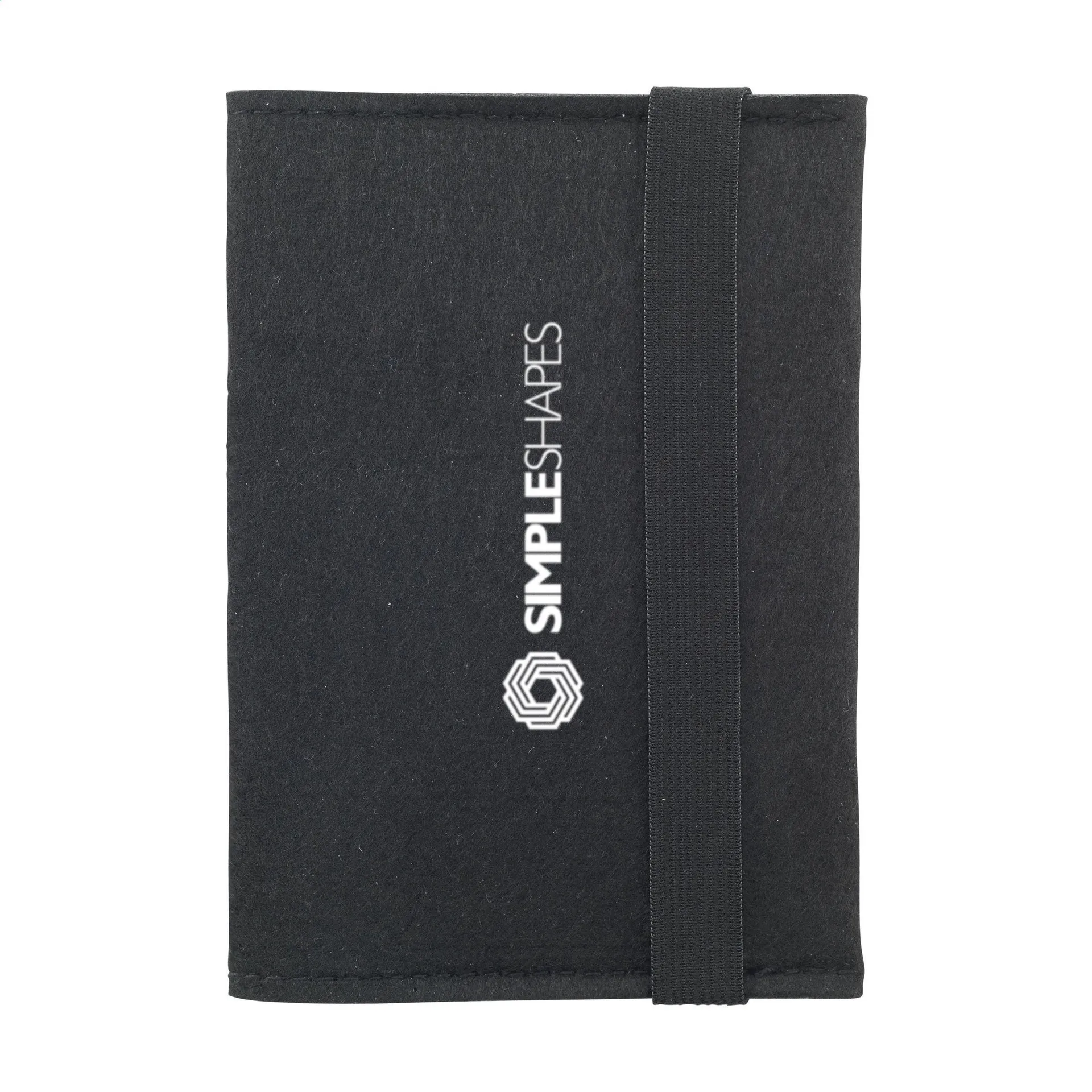 Identify GRS RPET Felt paspoorthouder zwart