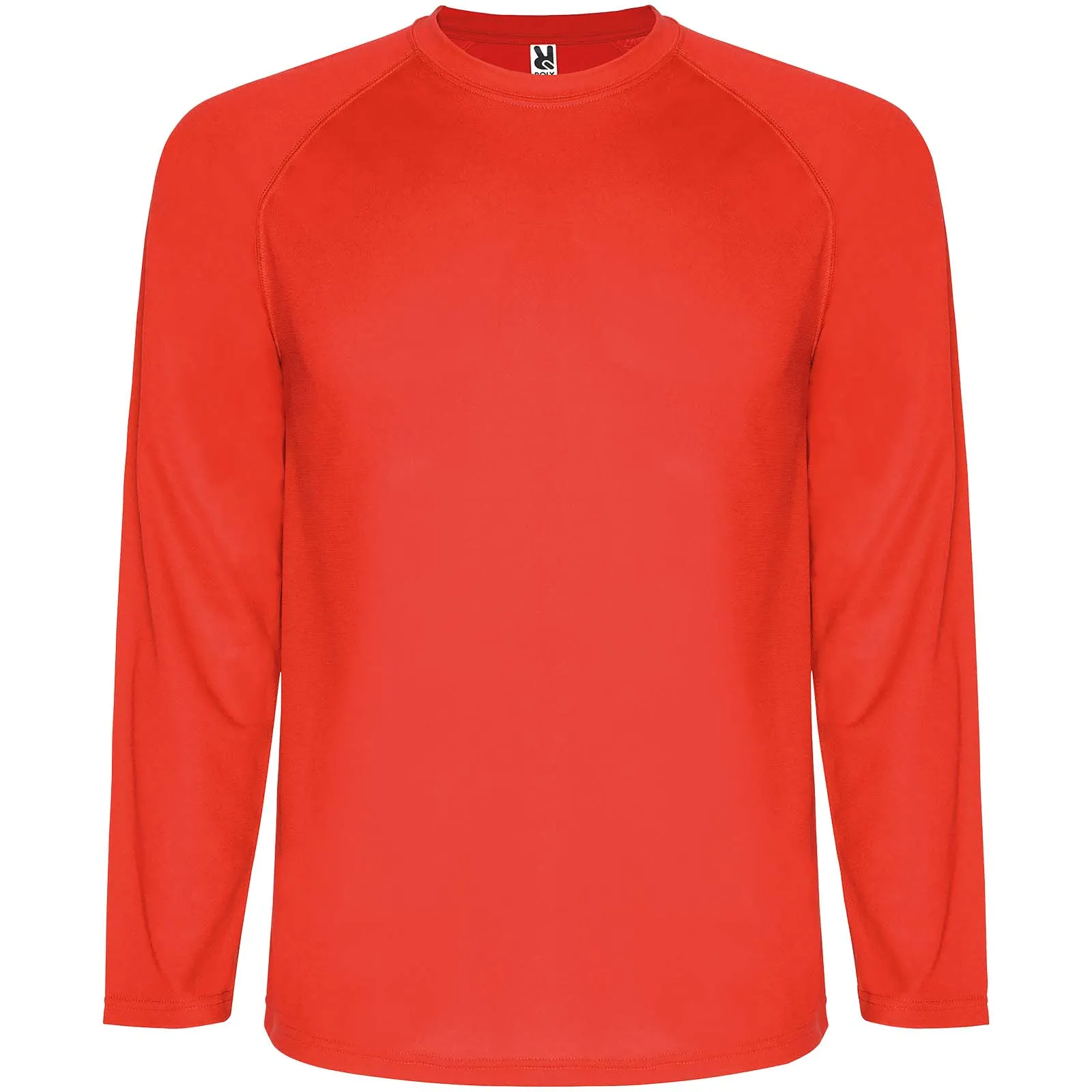Montecarlo 150 g/m² heren sport t-shirt met lange mouwen Rood