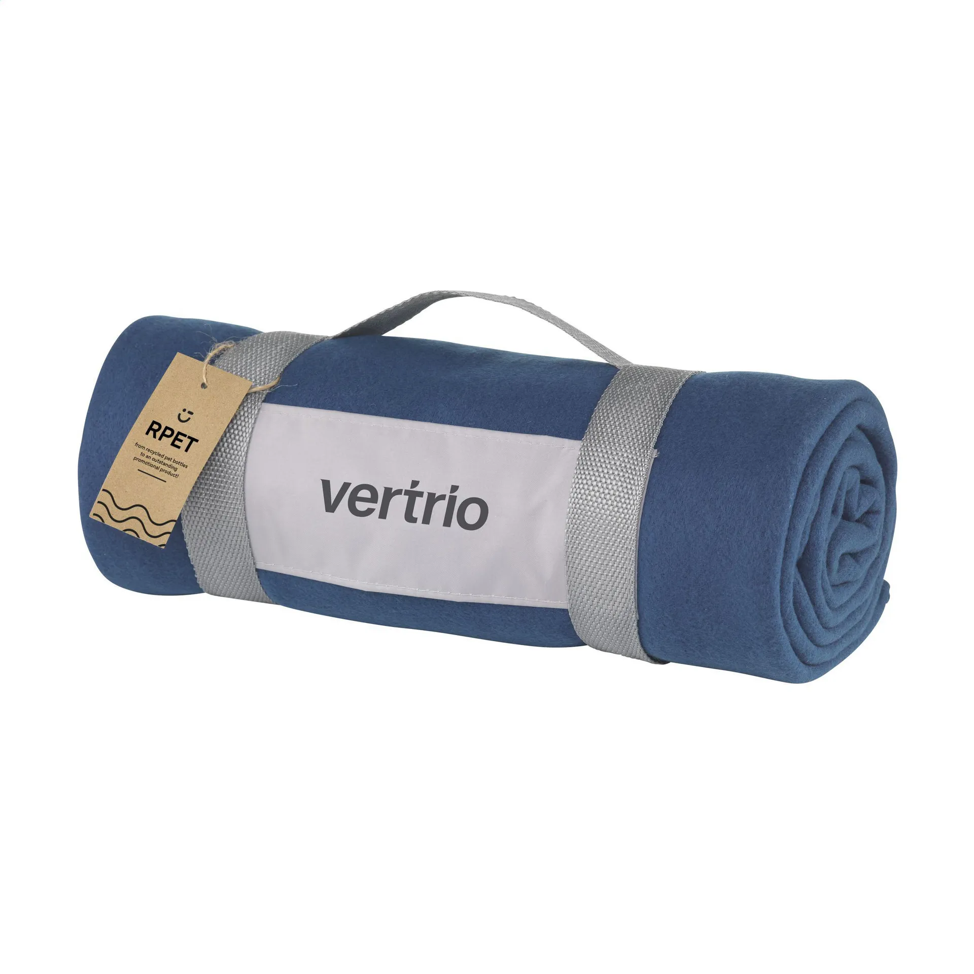SuperSoft RPET (180 g/m²) fleecedeken blauw