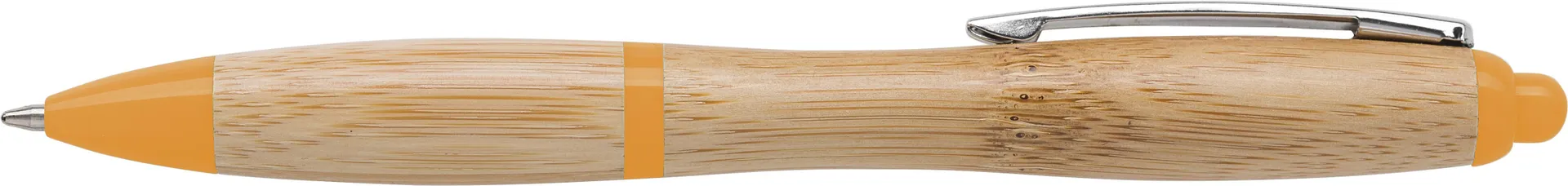 Bamboe balpen Hetty oranje