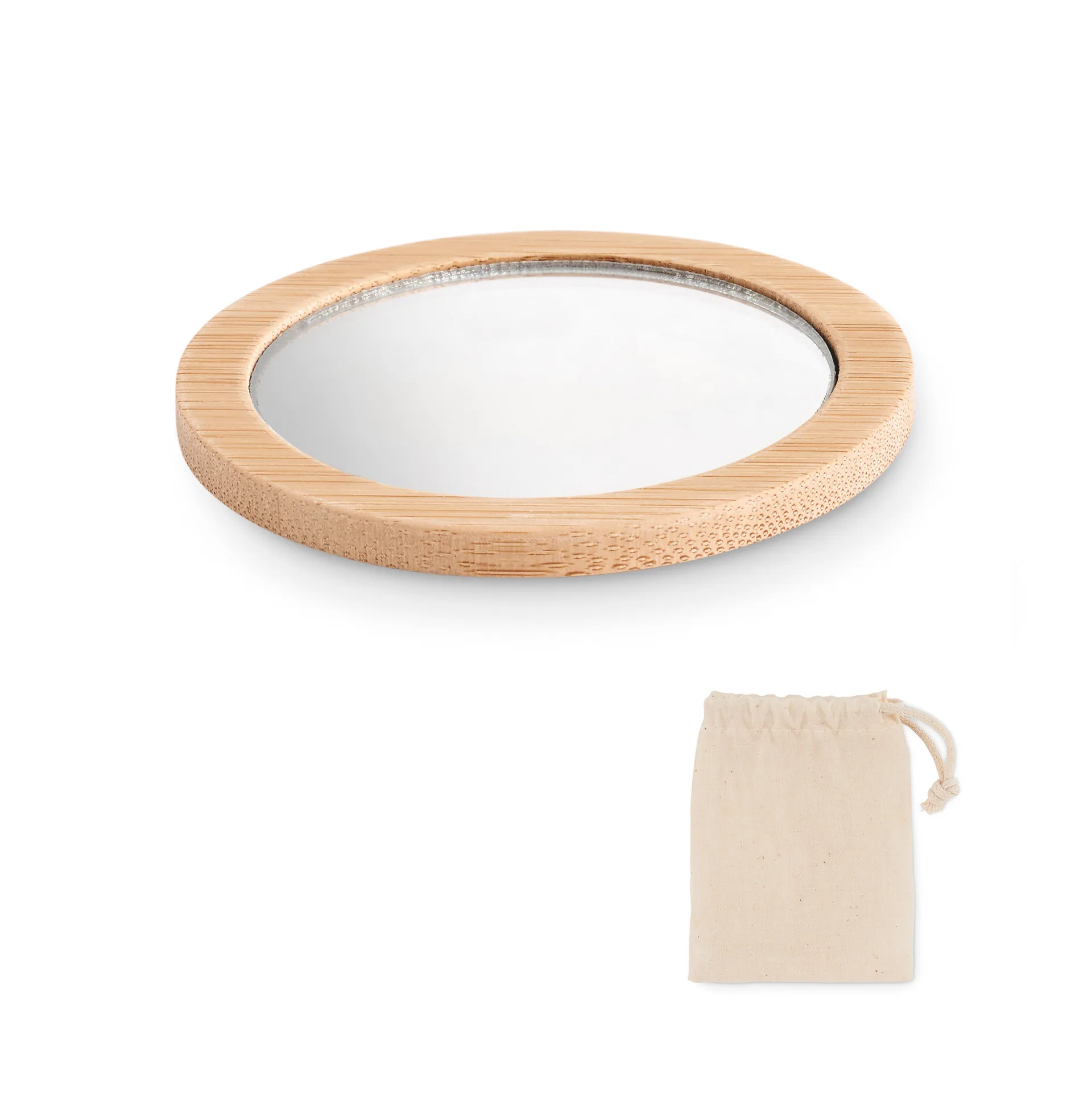 Bamboe make-up spiegel Hout