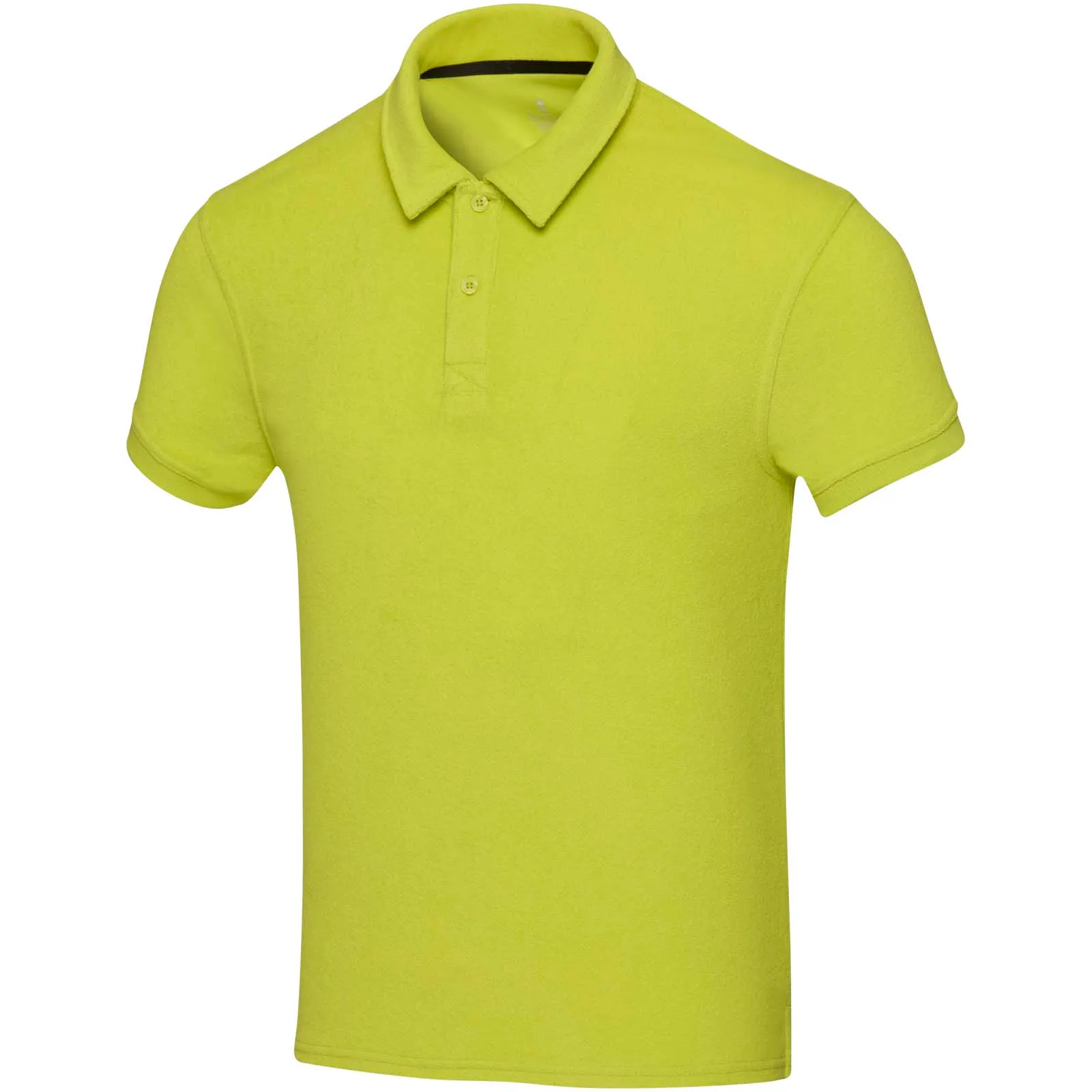 Akoya 230 g/m² gerecyclede terry unisex polo Lime