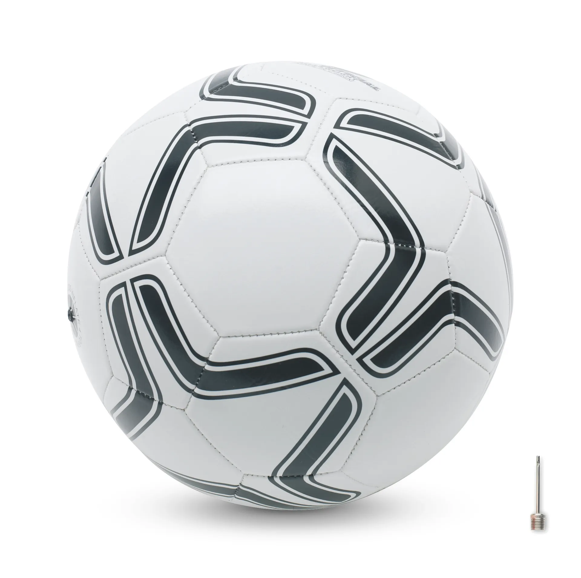 PVC voetbal 21.5cm Wit/zwart