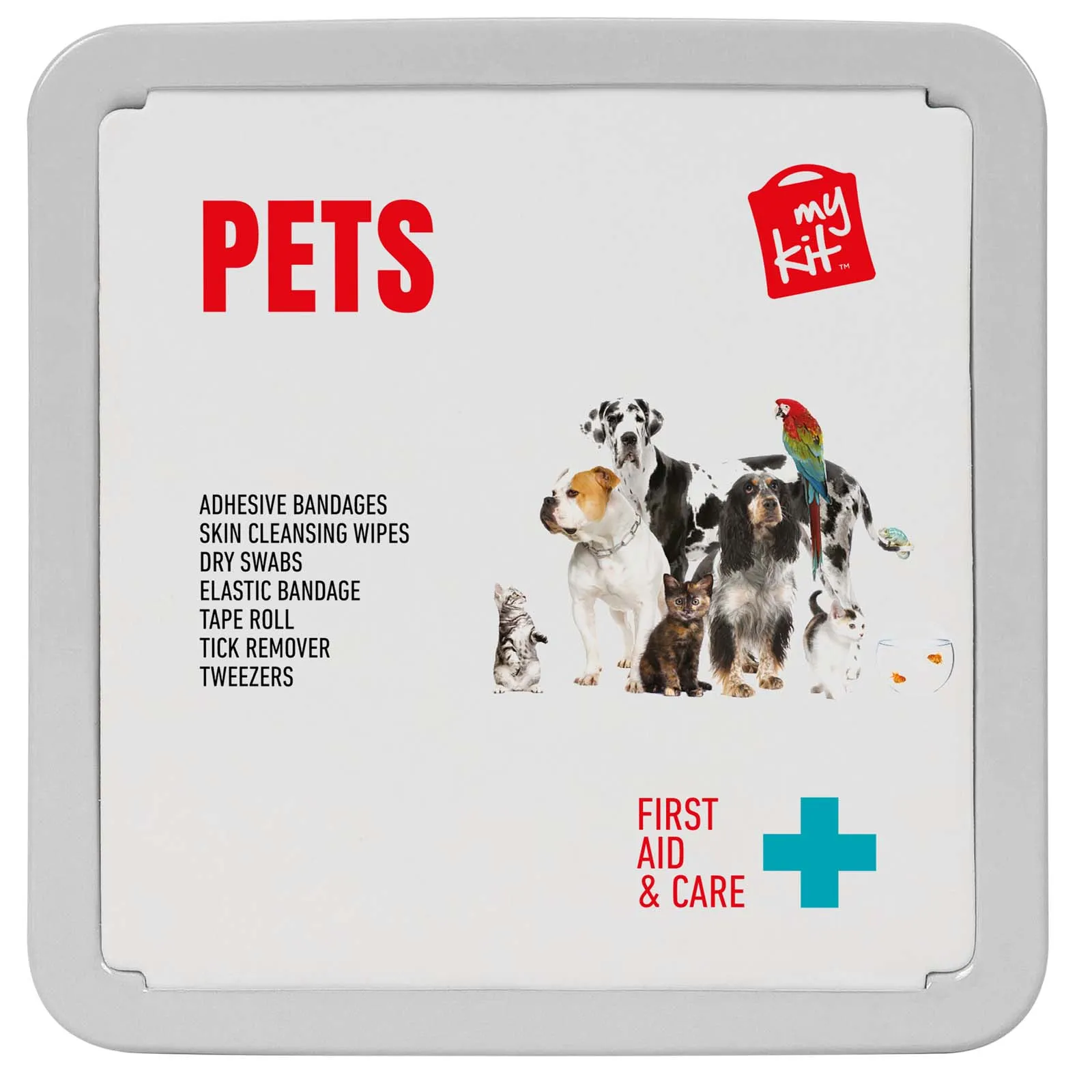 MyKit tinnen EHBO set voor huisdieren Wit