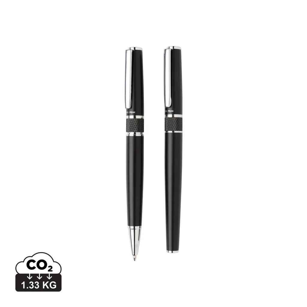 Swiss Peak deluxe pen set zwart