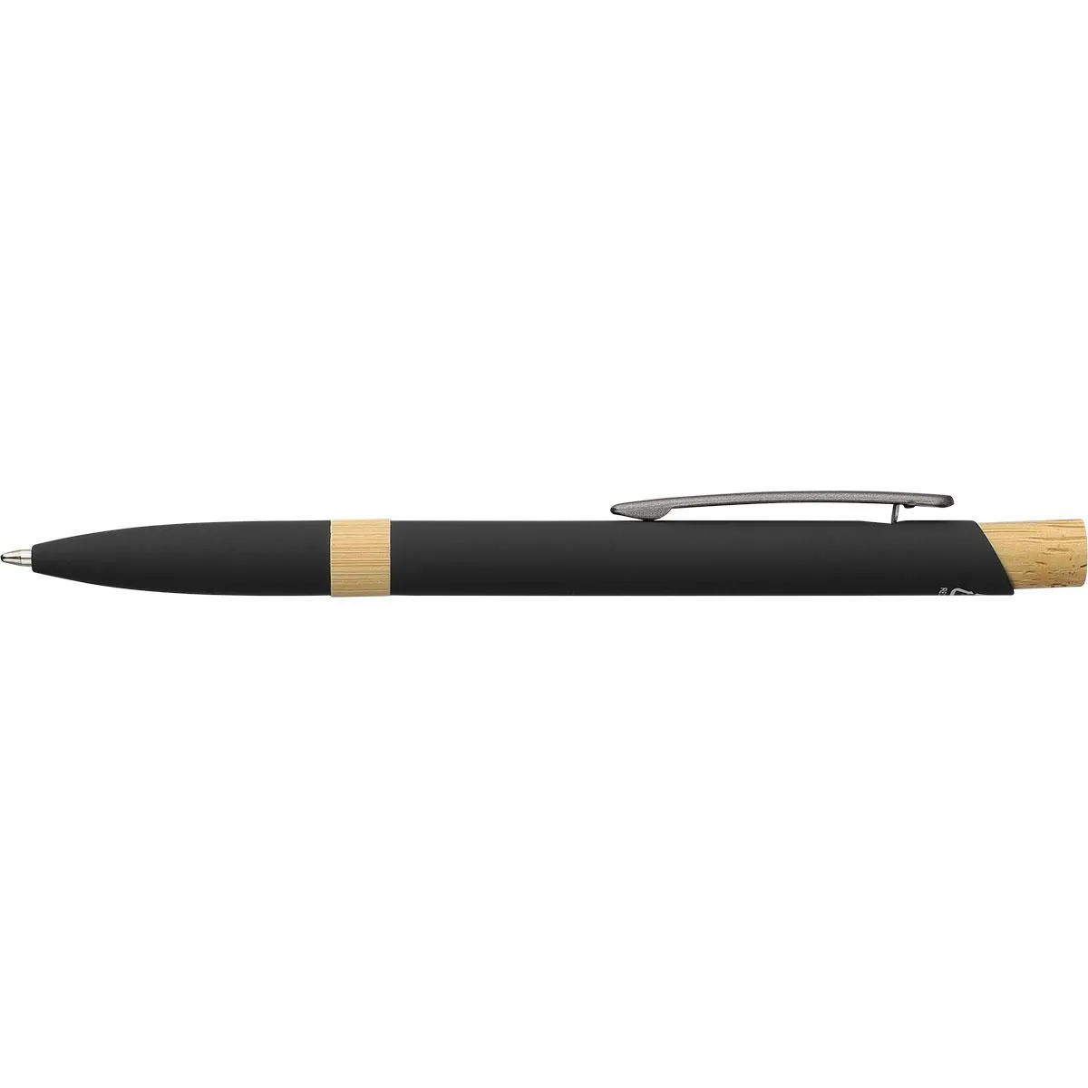 Balpen Calandra | Gerecycled | Bamboe zwart