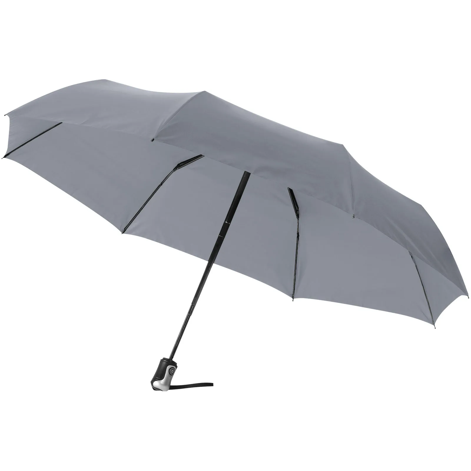 Alex 21,5'' opvouwbare automatische paraplu Grijs