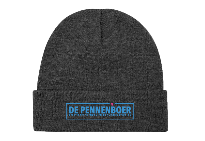 Dé wintermuts die iedereen draagt,<br> laat jouw logo borduren of bedrukken.