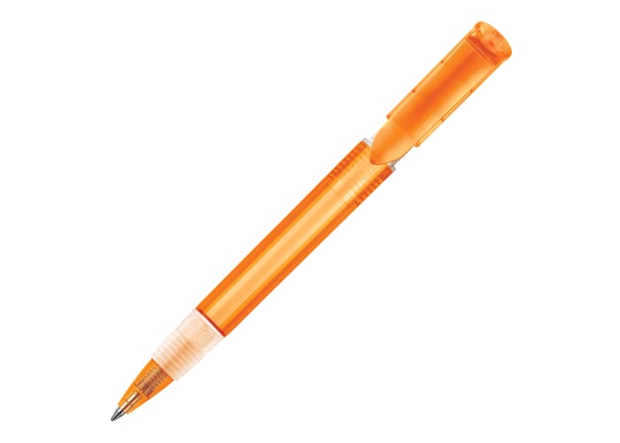 Balpen S40 Grip Clear transparant Transparant / Oranje