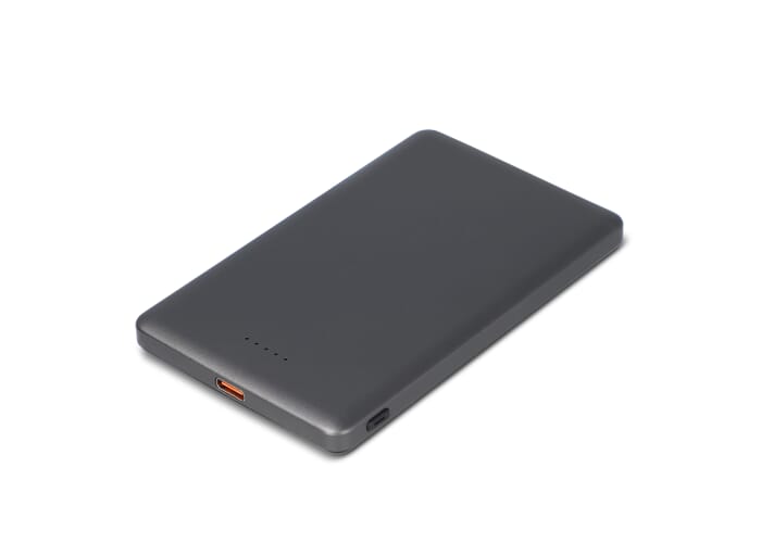 Nexus Draadloze Powerbank Geschikt voor MagSafe R-ABS 5000 mAh Zwart / Donker gun metal