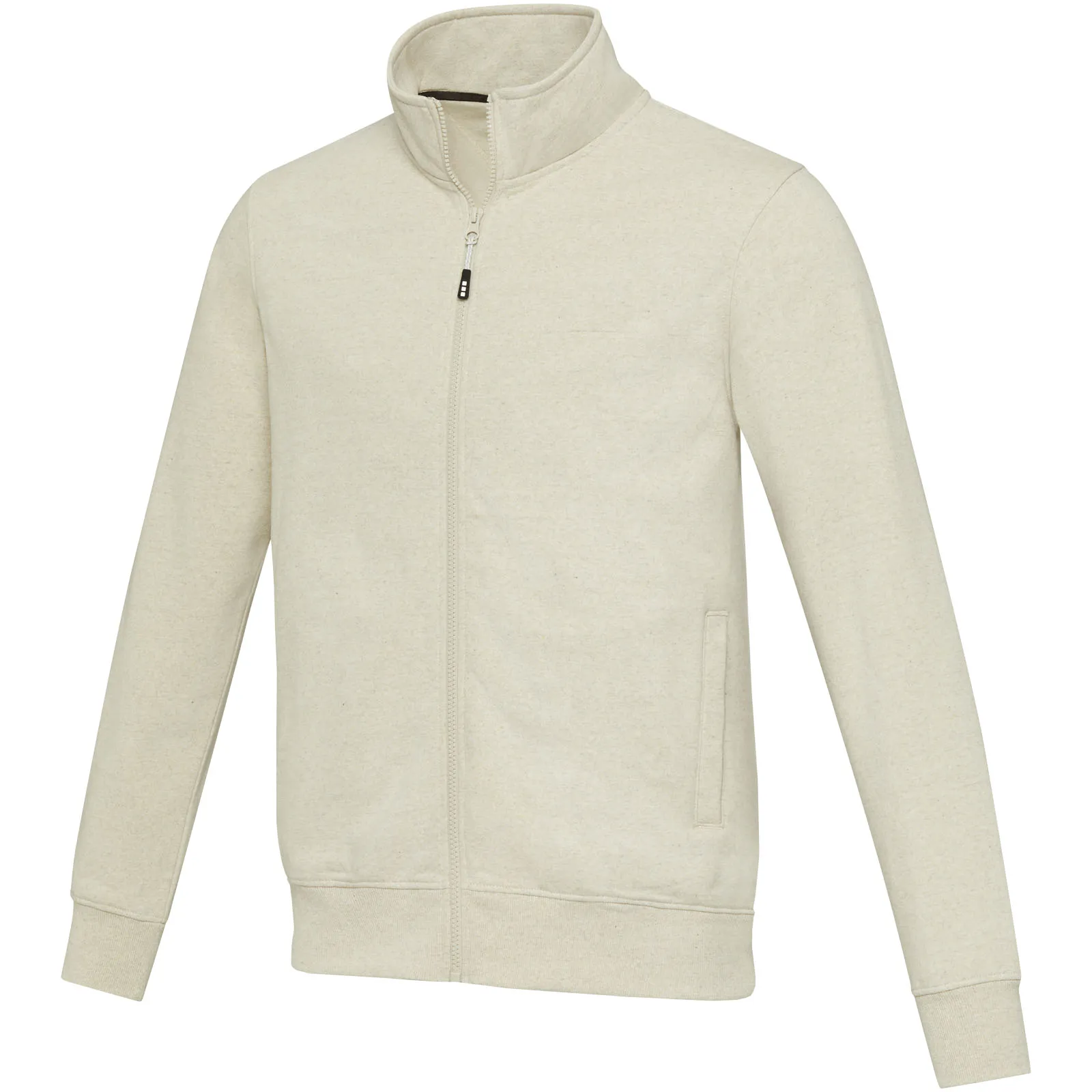 Galena 320 g/m² unisex Aware™ gerecyclede trui met volledige rits Havermout