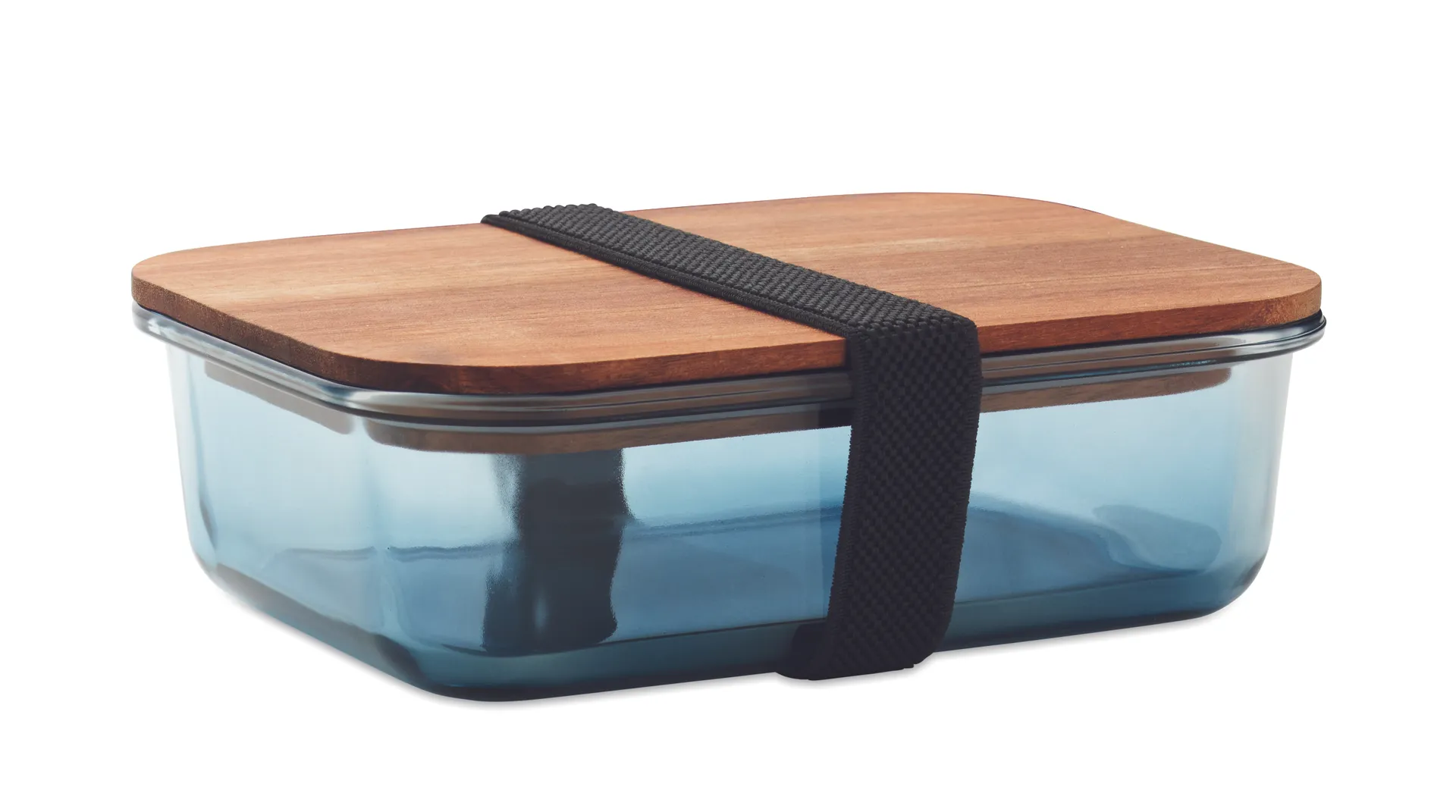 Glazen lunchbox 800ml Transparant Blauw