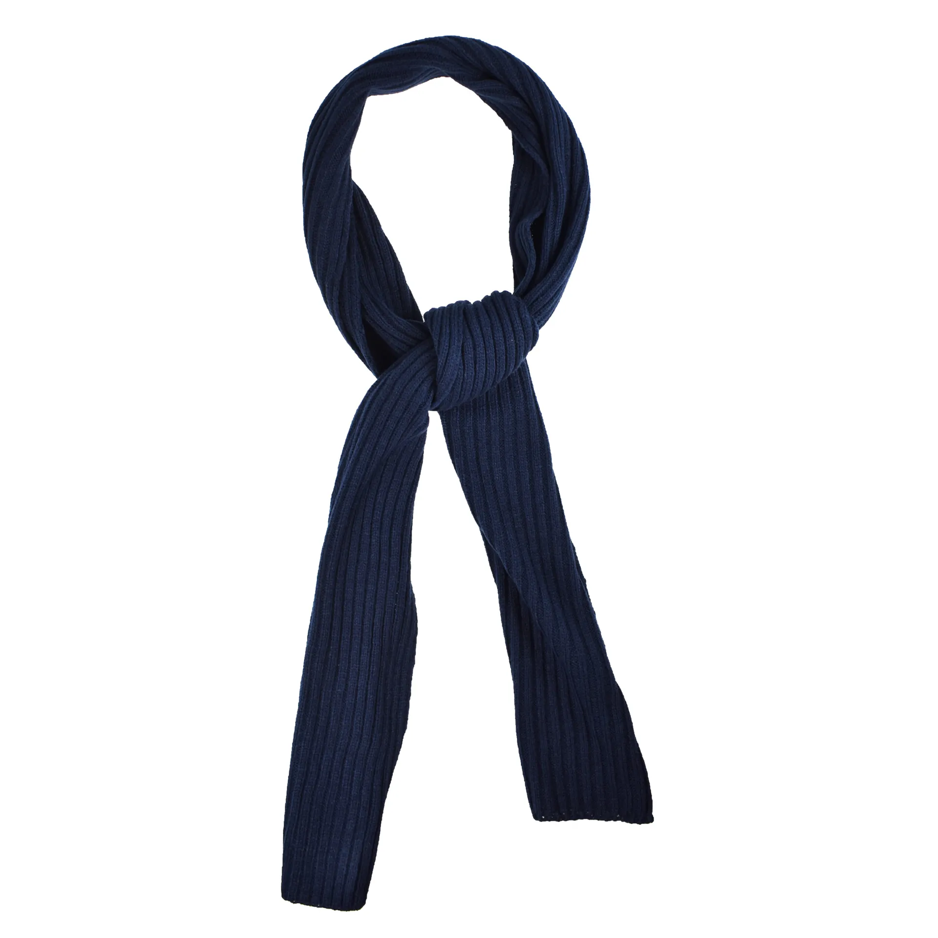 Grof gebreide sjaal Navy