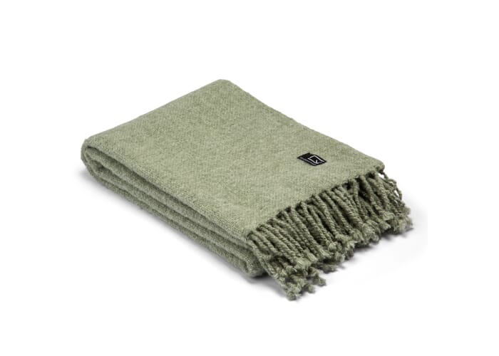 Kosta Linnewafveri Sjövallen deken 130x170 cm Groen