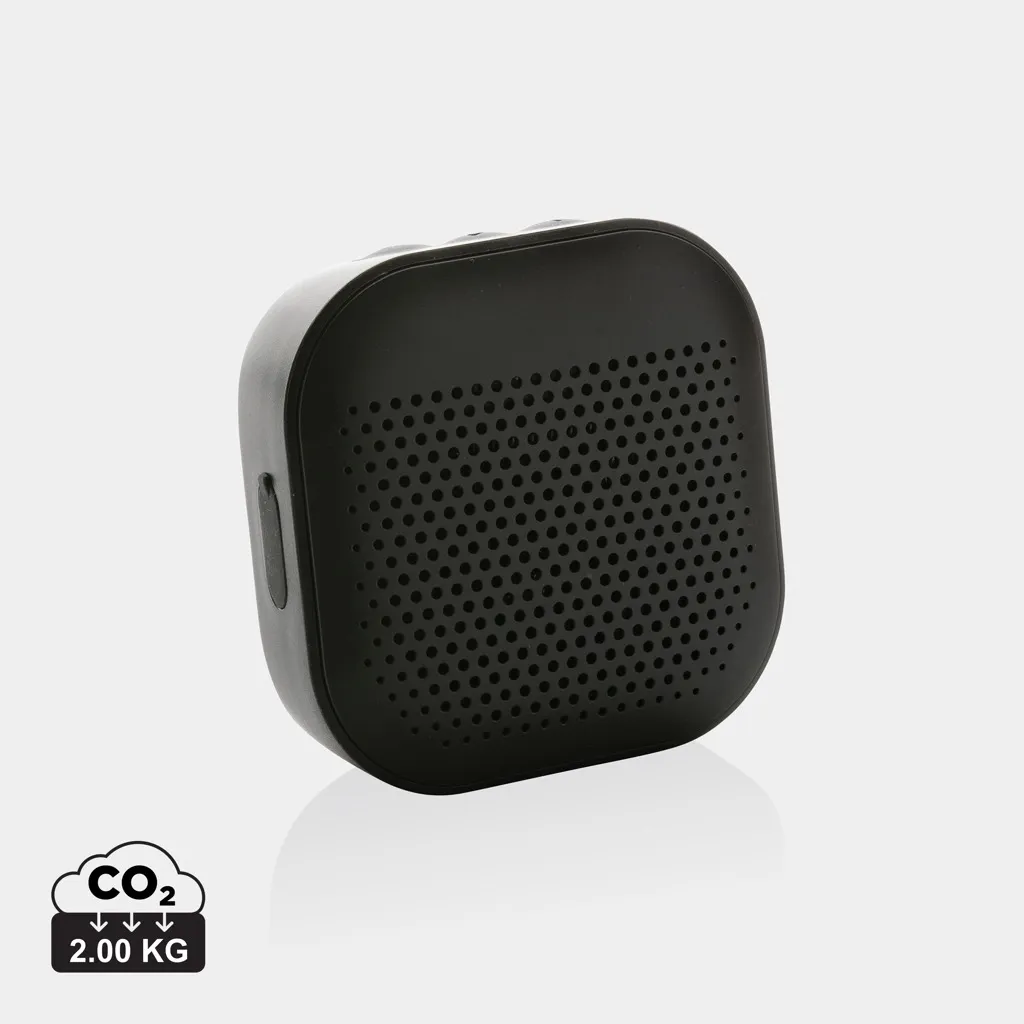 RCS gerecycled plastic Soundbox 3W speaker zwart