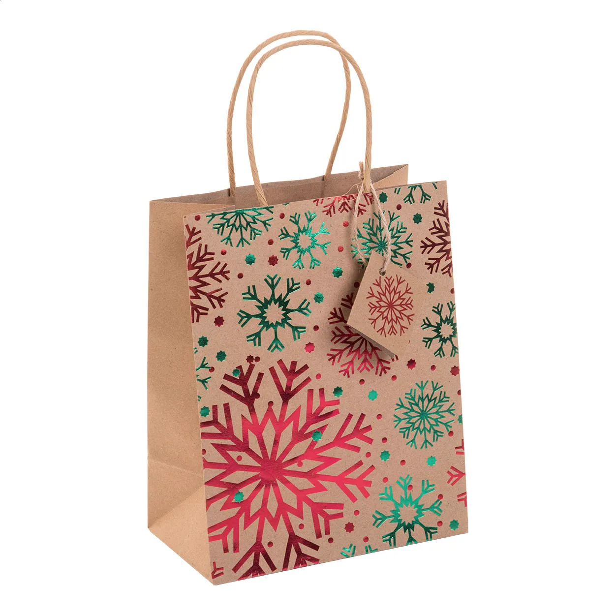 Pekkola S Zakje kerstcadeau, klein meerkleurig