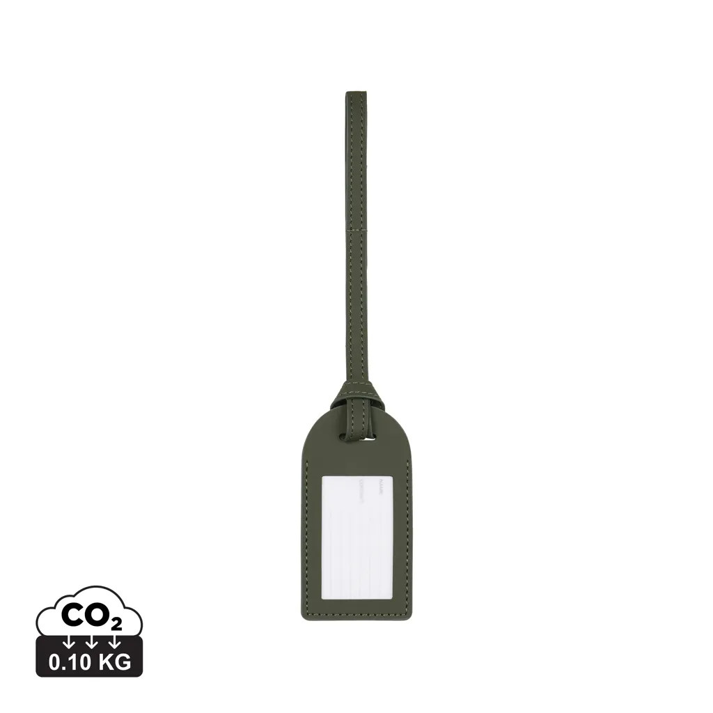 VINGA Baltimore RCS recycled polyester bagagelabel groen