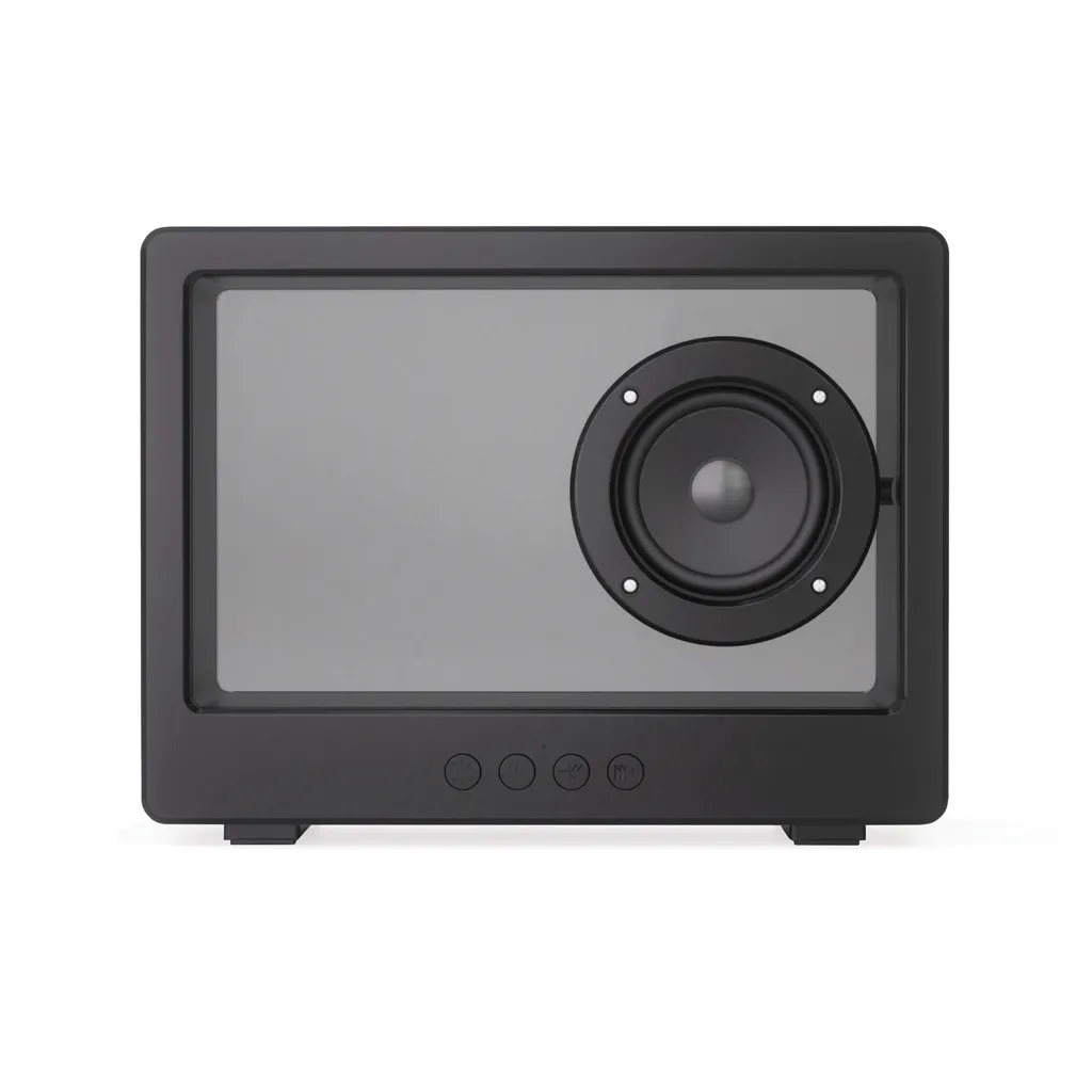 Soundclear transparante 5W draadloze speaker zwart