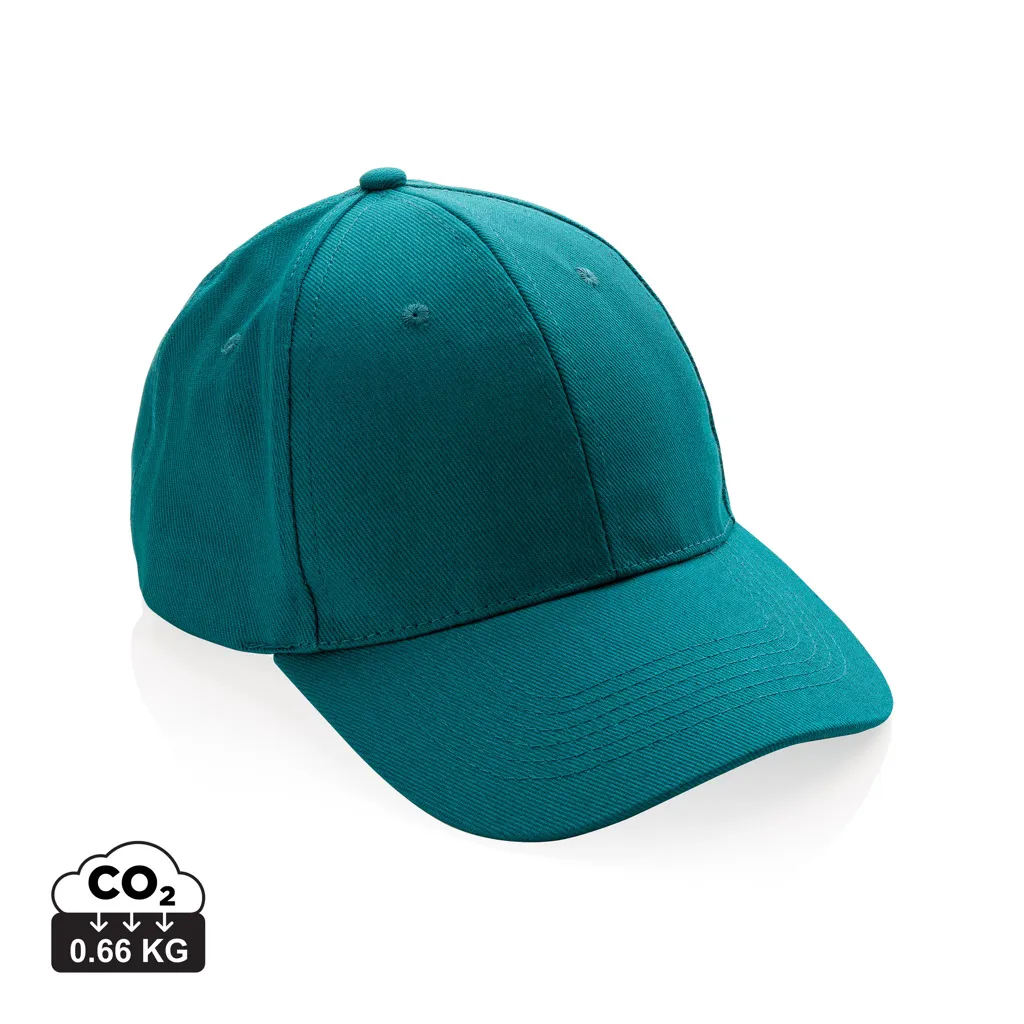 Impact AWARE™ 6 panel 280gr gerecycled katoenen cap verdigris