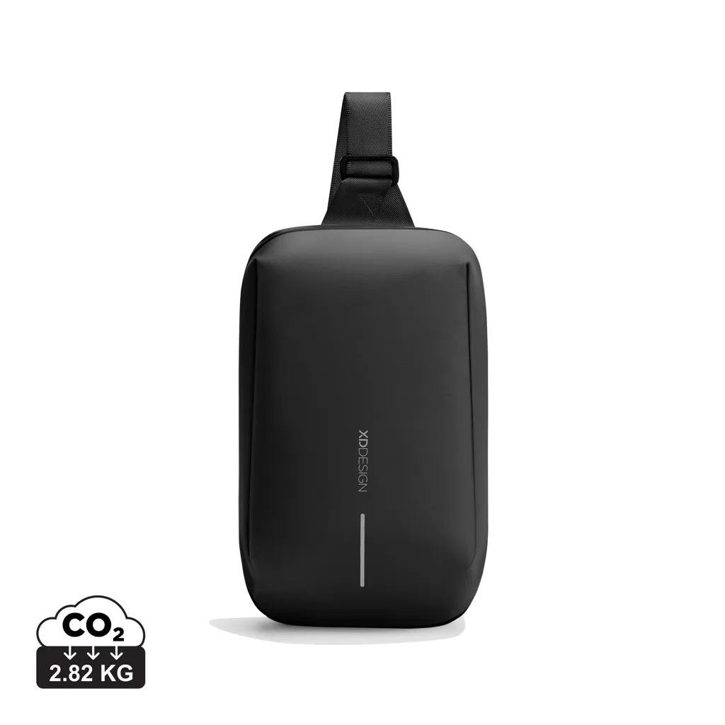Urban waterbestendige sling bag zwart