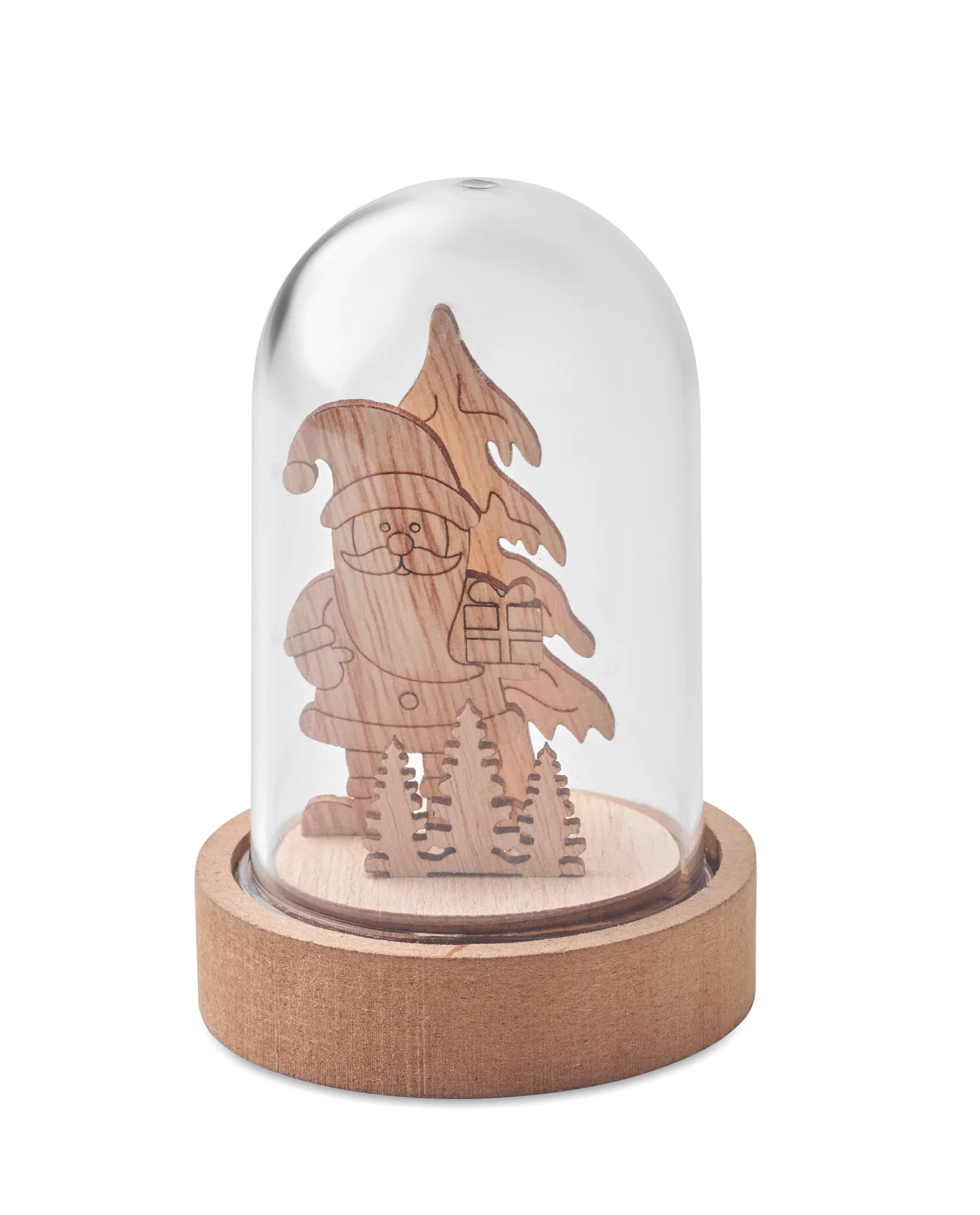 Kerst LED ornament Hout