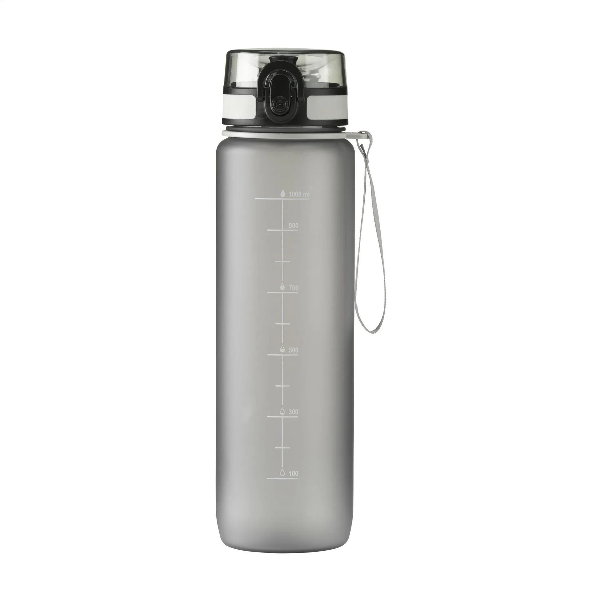 Hydrate Water Bottle 1 L drinkfles grijs