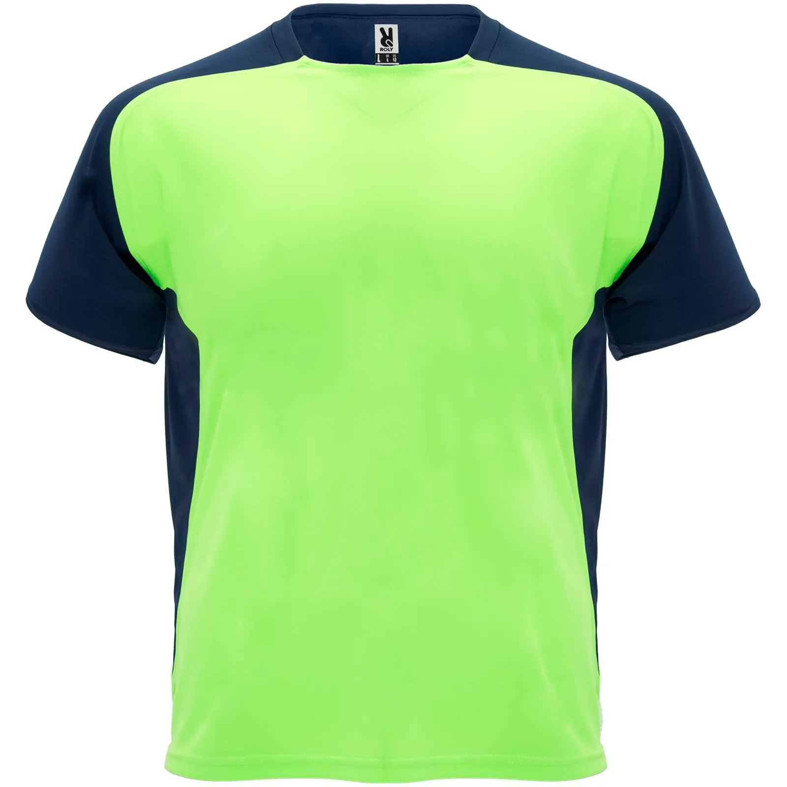 Bugatti 140 g/m² sportshirt met korte mouwen voor kinderen Fluor groen