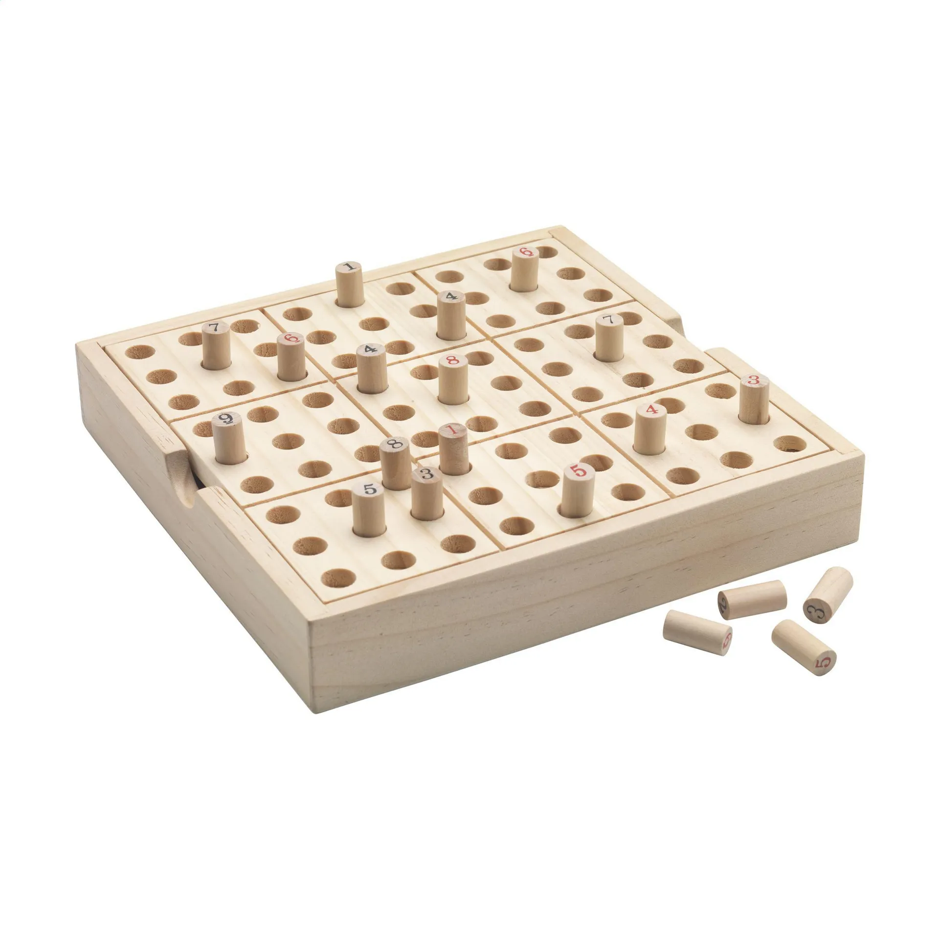 Sudoku Woodgame houtbruin