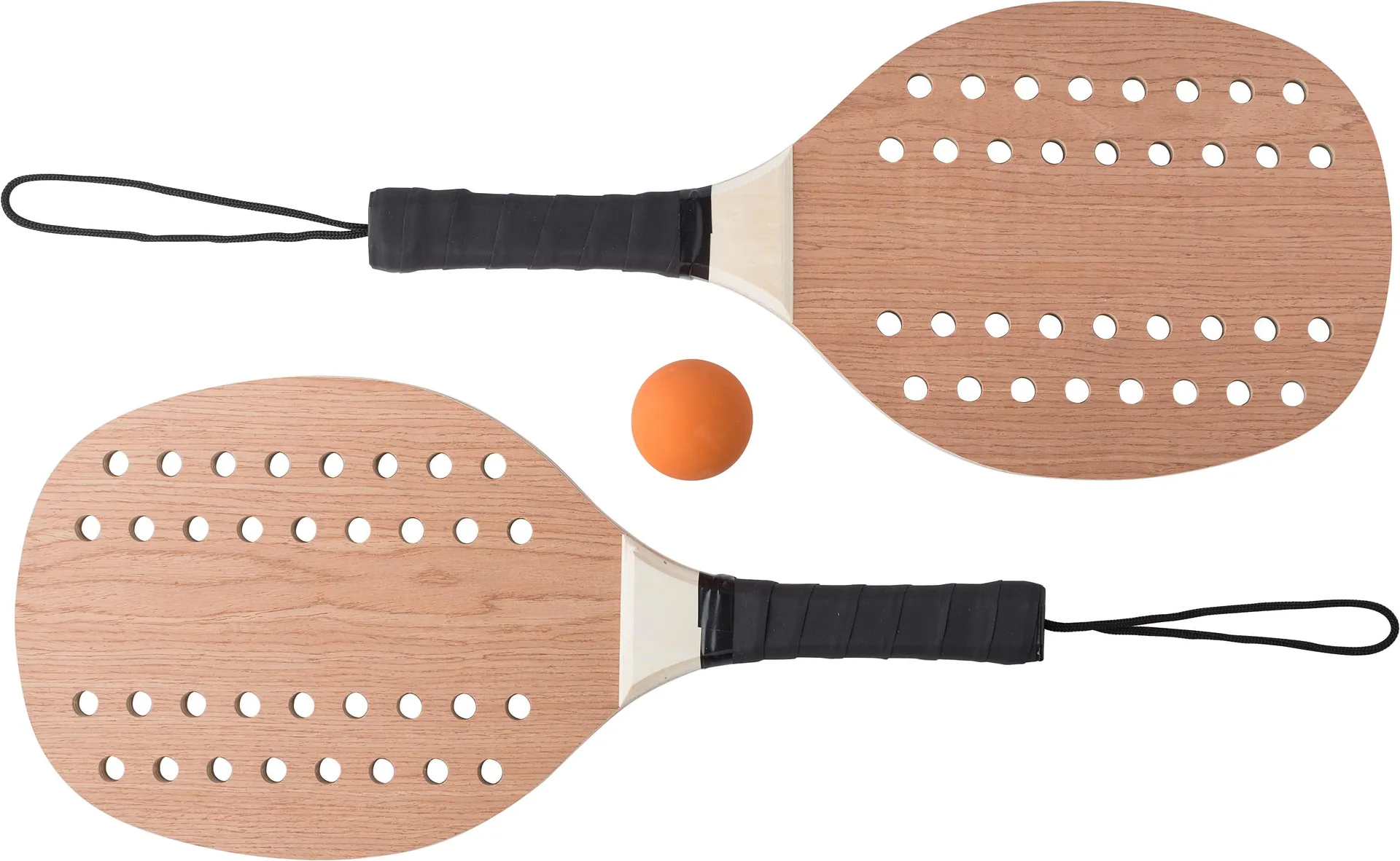 Tennis set van palissanderhout Sergio bruin