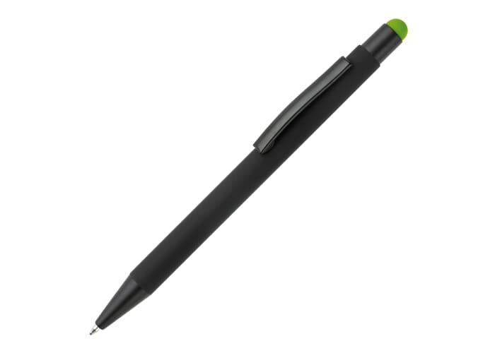 Balpen New York stylus metaal Zwart / Lichtgroen