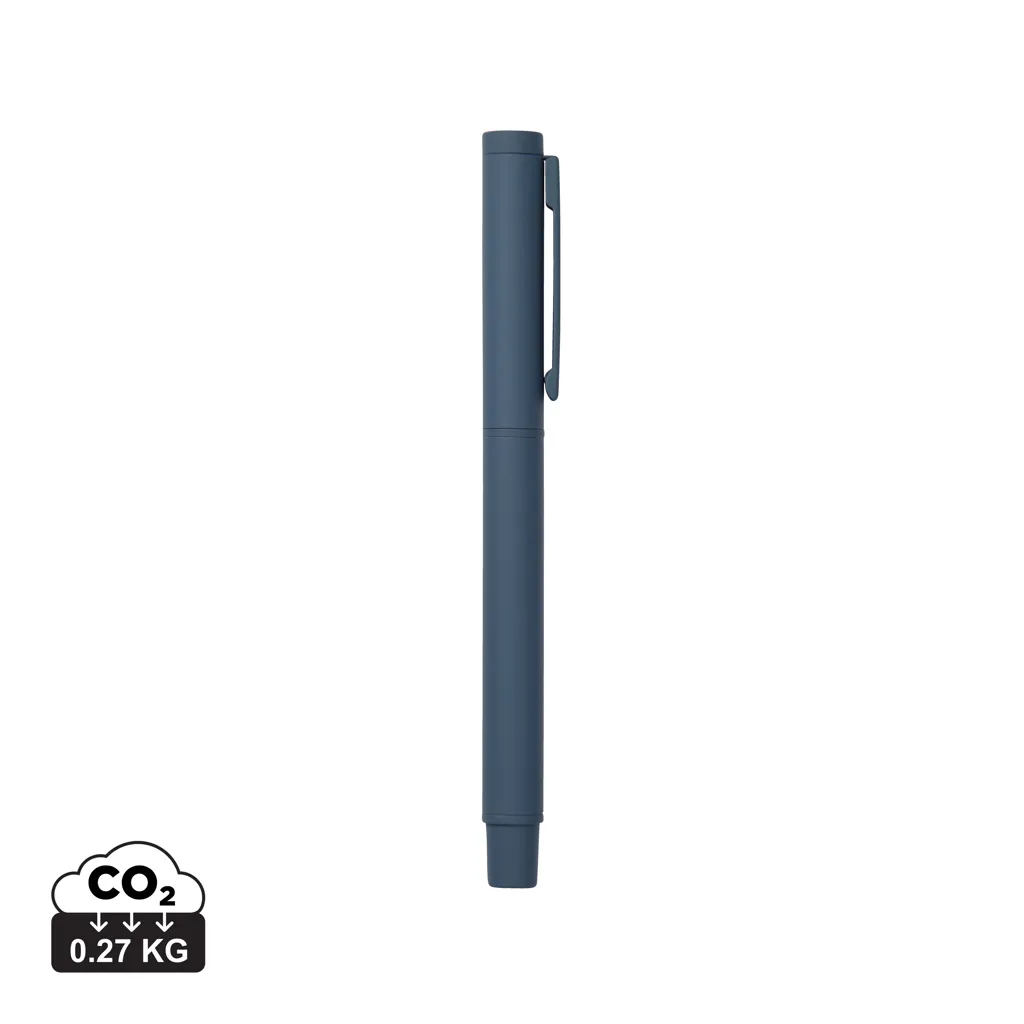 VINGA Baltimore RCS recycled RVS pen donkerblauw