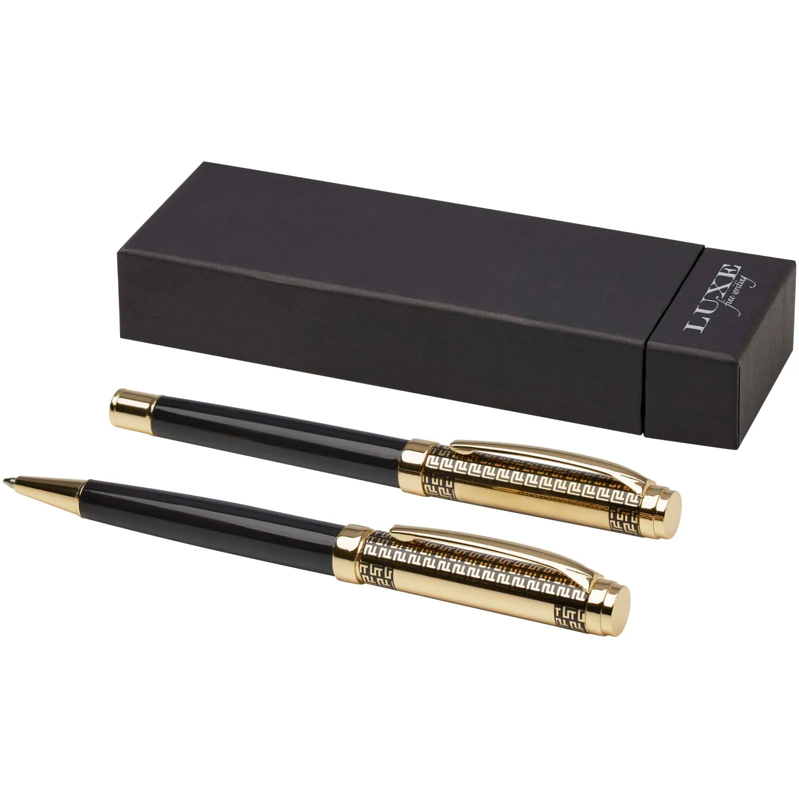 Legato set met balpen en rollerbalpen (blauwe inkt) Goud