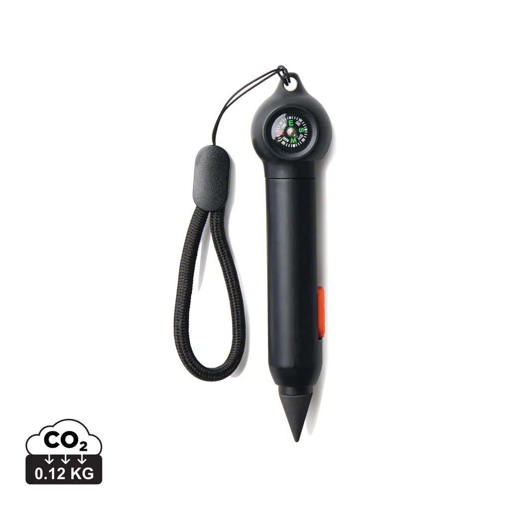 Nordic Drift Trail RCS Portable Infinity Pocket Pen & kompas zwart
