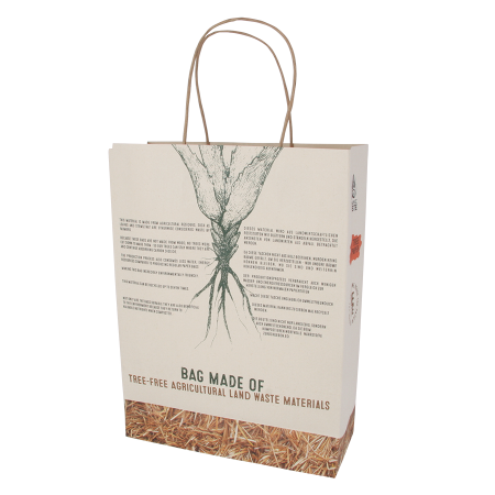 Draagtas van 100% boomvrij papier