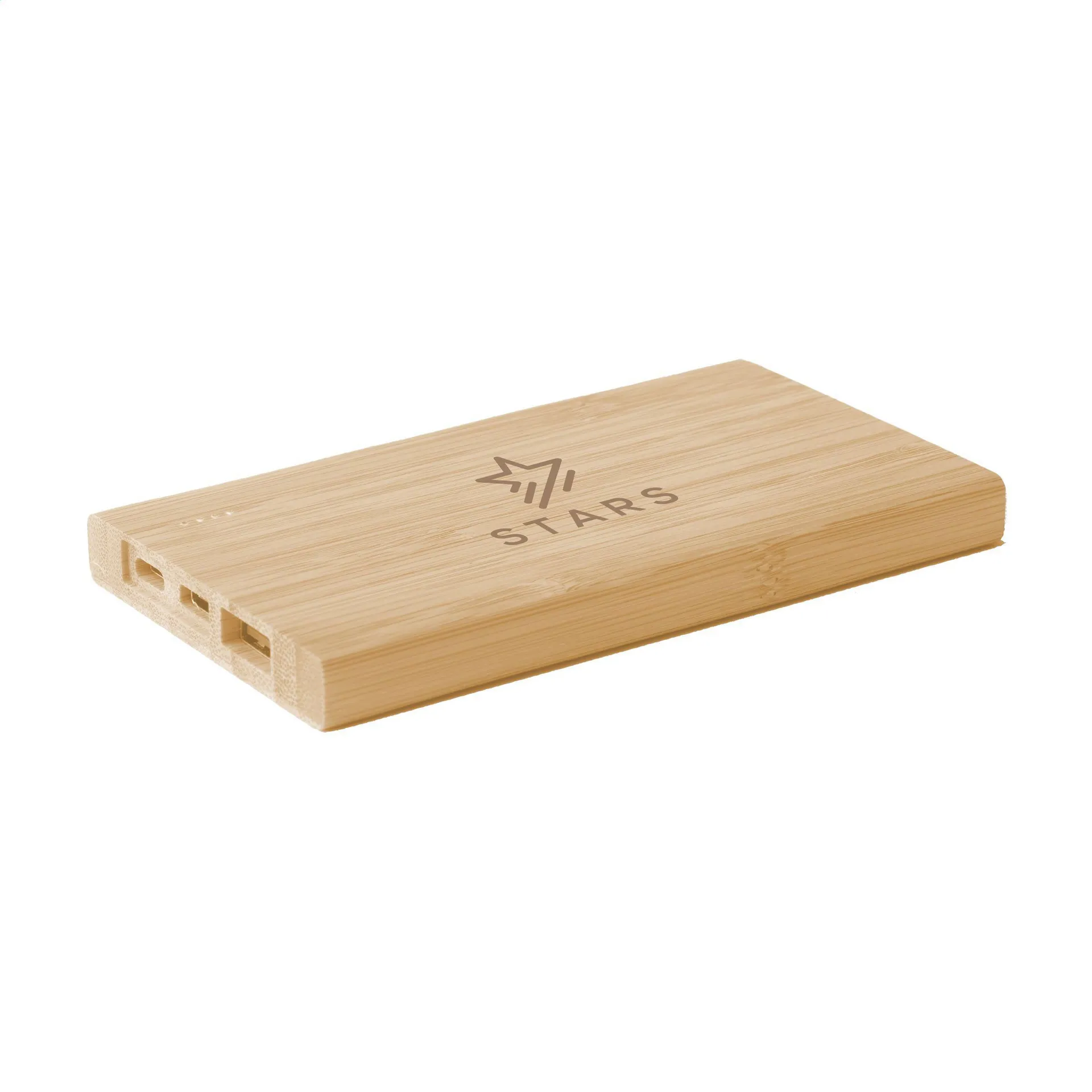 Bamboo 4000 Powerbank externe oplader bamboe