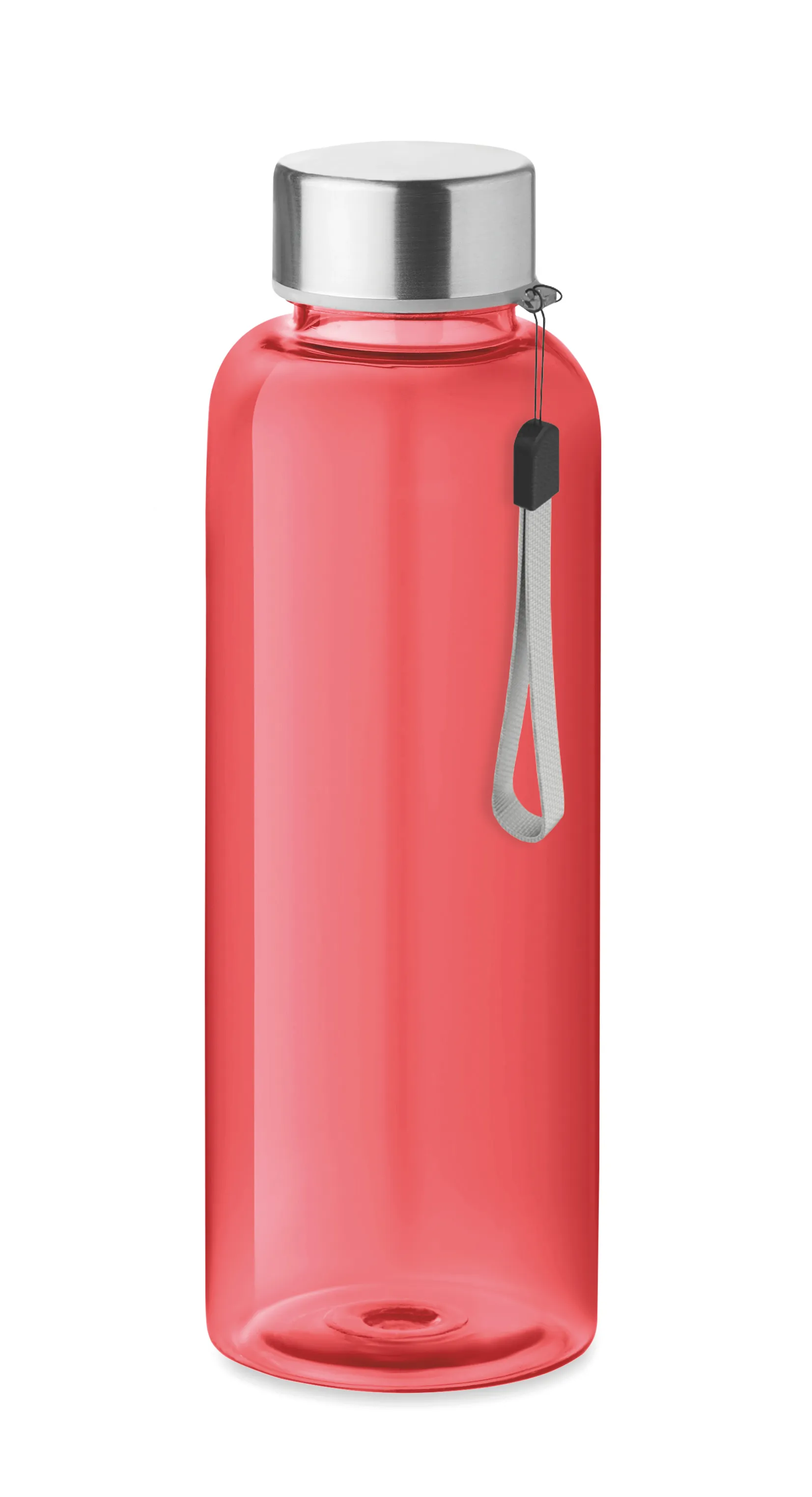 Drinkfles 500 ml Transparant Rood