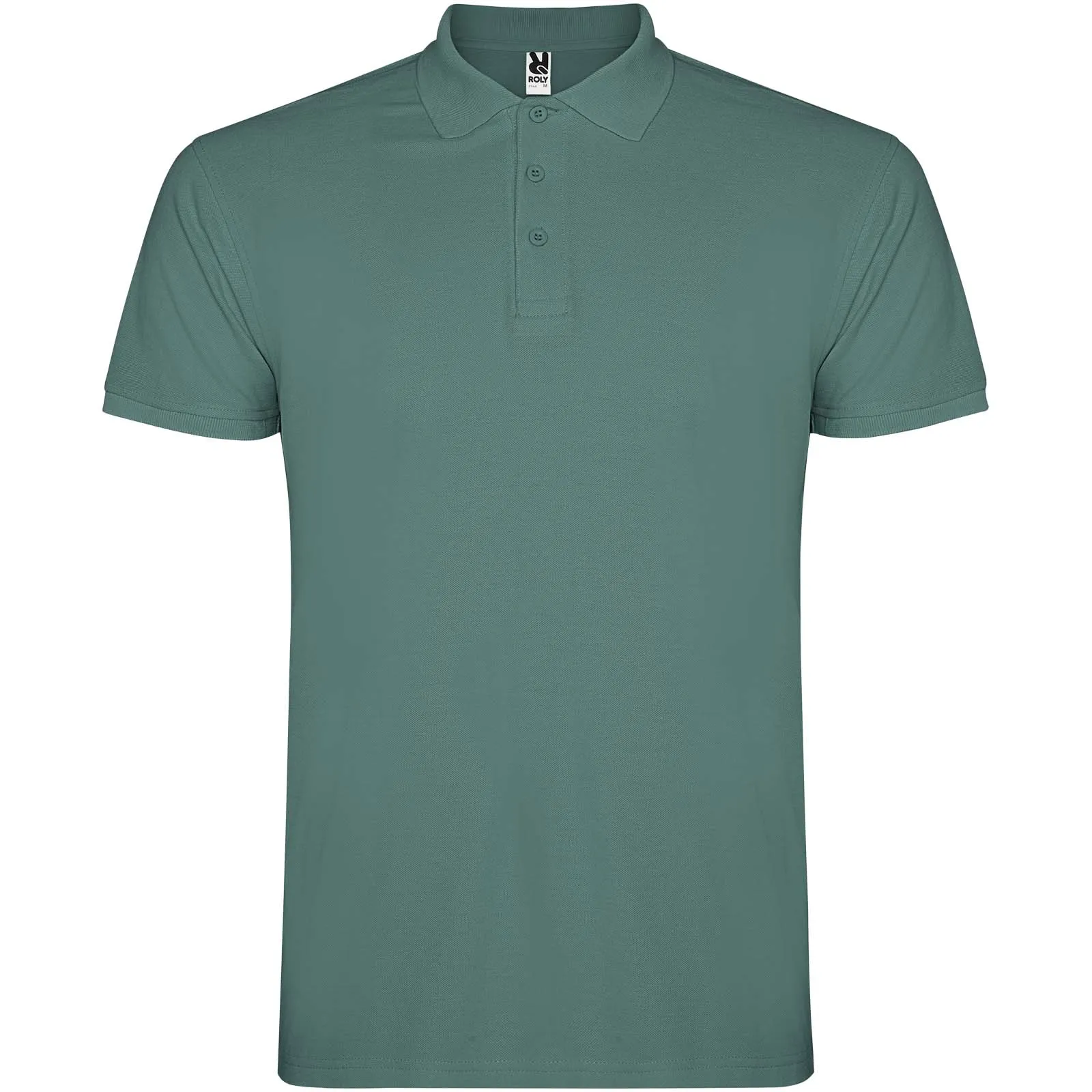 Star 200 g/m² herenpolo met korte mouwen Kalm blauw
