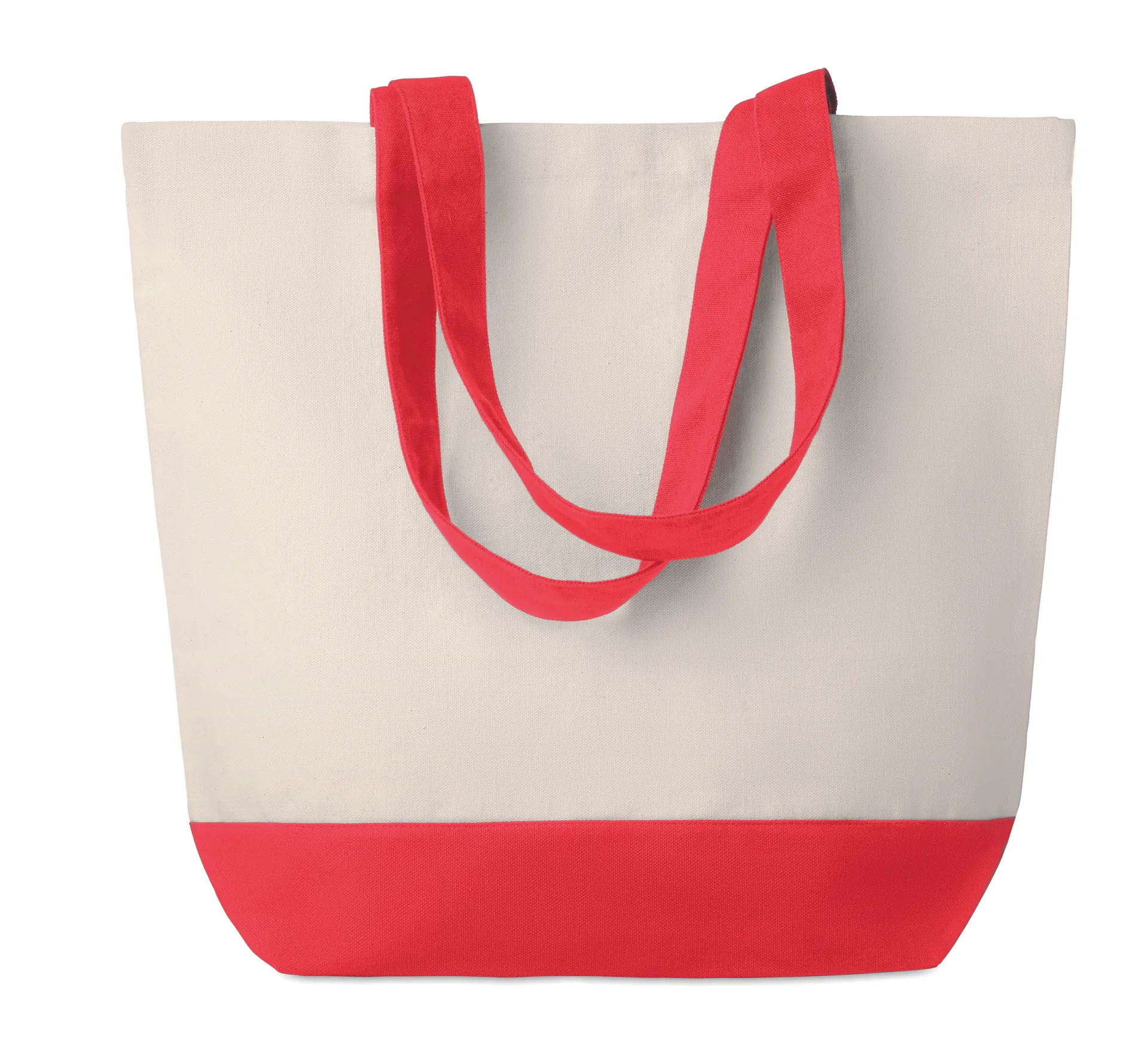 Canvas strandtas 280 g/m² Rood