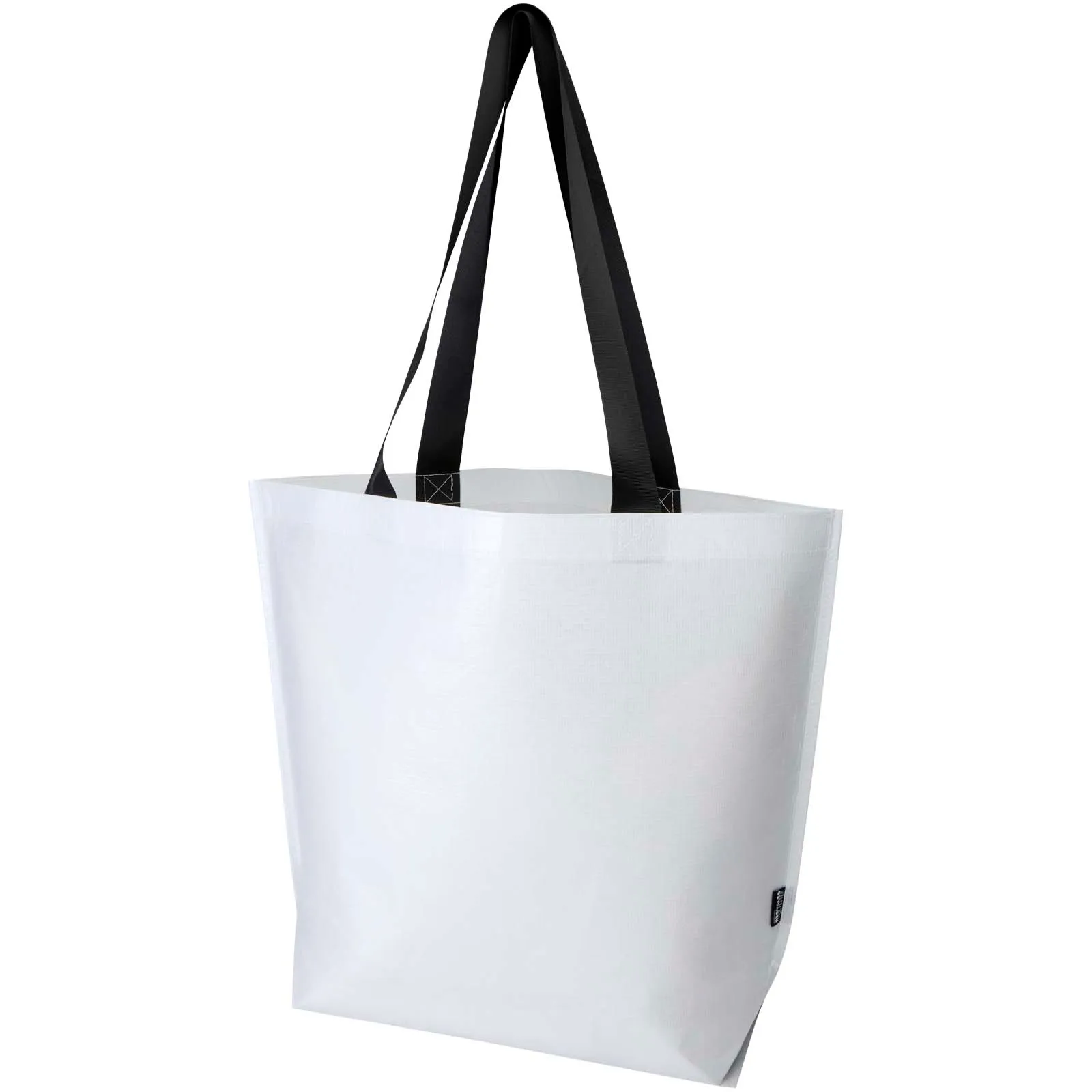 Duo GRS gerecycleerde dubbelgelamineerde oversized draagtas 30L Wit
