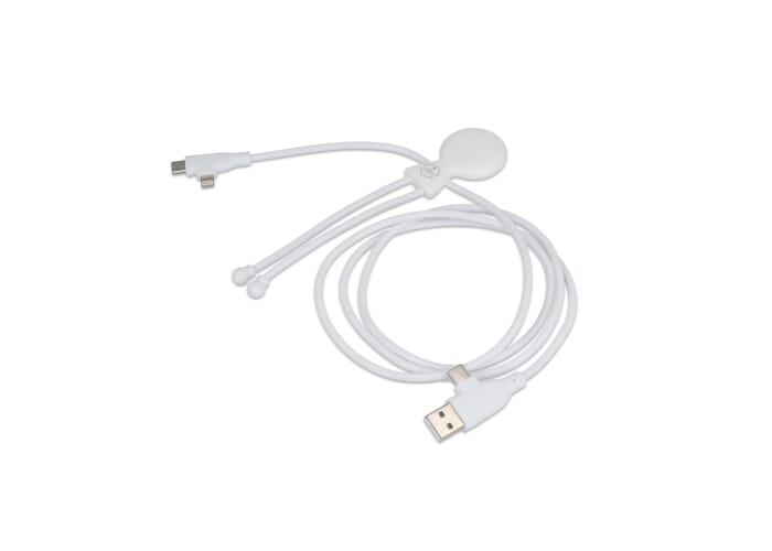 Xoopar Mr. Bio Long 60 W PD Multi Oplaadkabel 1.2 Meter Wit