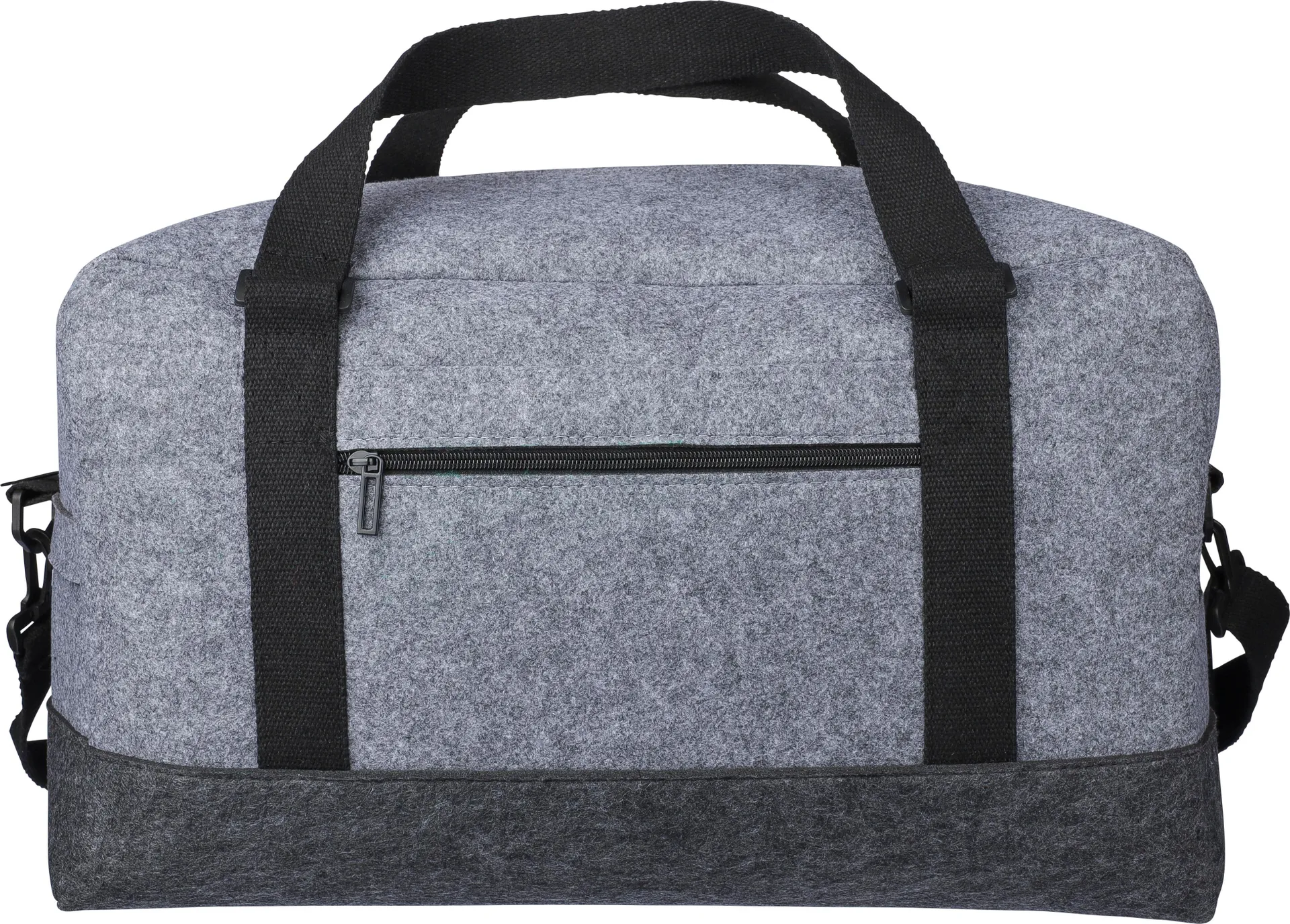 Sporttas Corliss | Gerecycled vilt | Verstelbare band donkergrijs