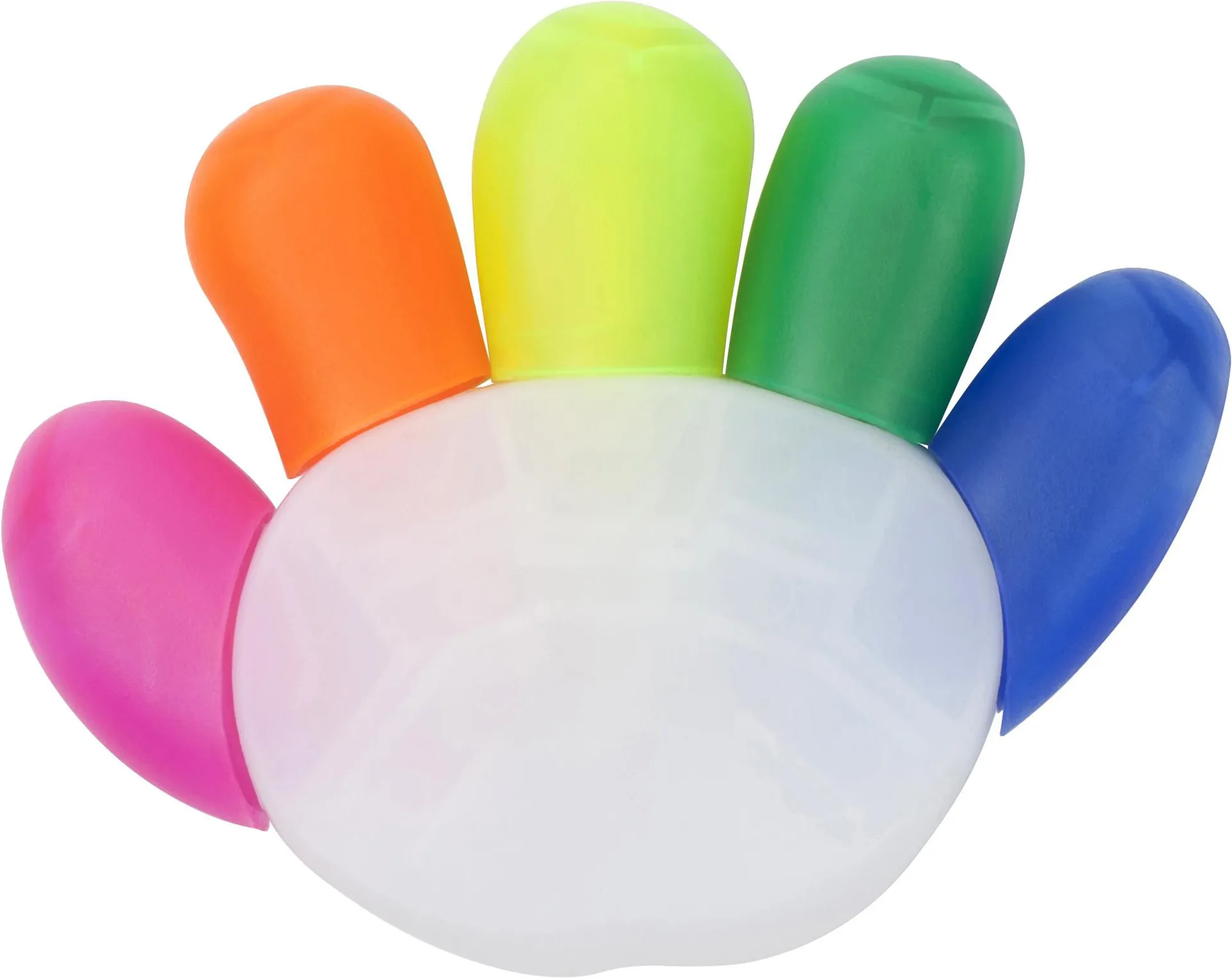 Markeerstift Sierra | 5 kleuren | Handvorm custom/multicolor